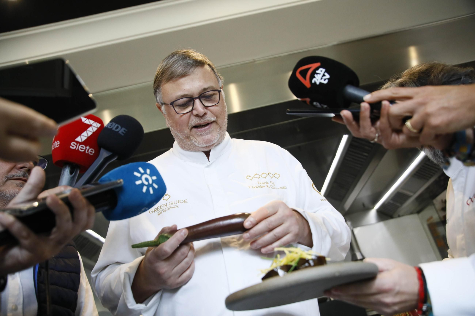 Las imágenes de una nueva variedad de berenjena en Almería