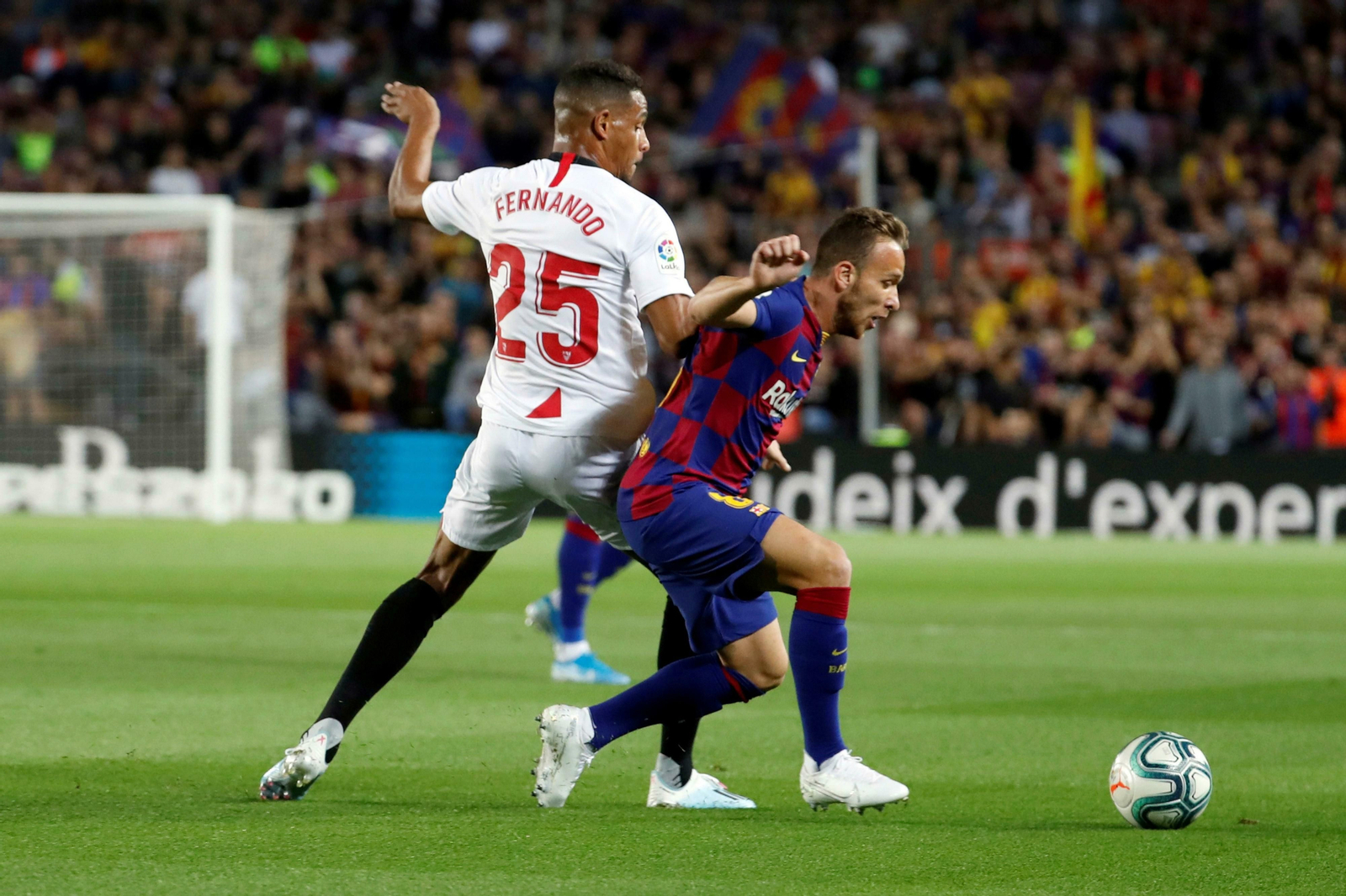 Las imágenes del Barcelona-Sevilla Las imágenes del Barcelona-Sevilla