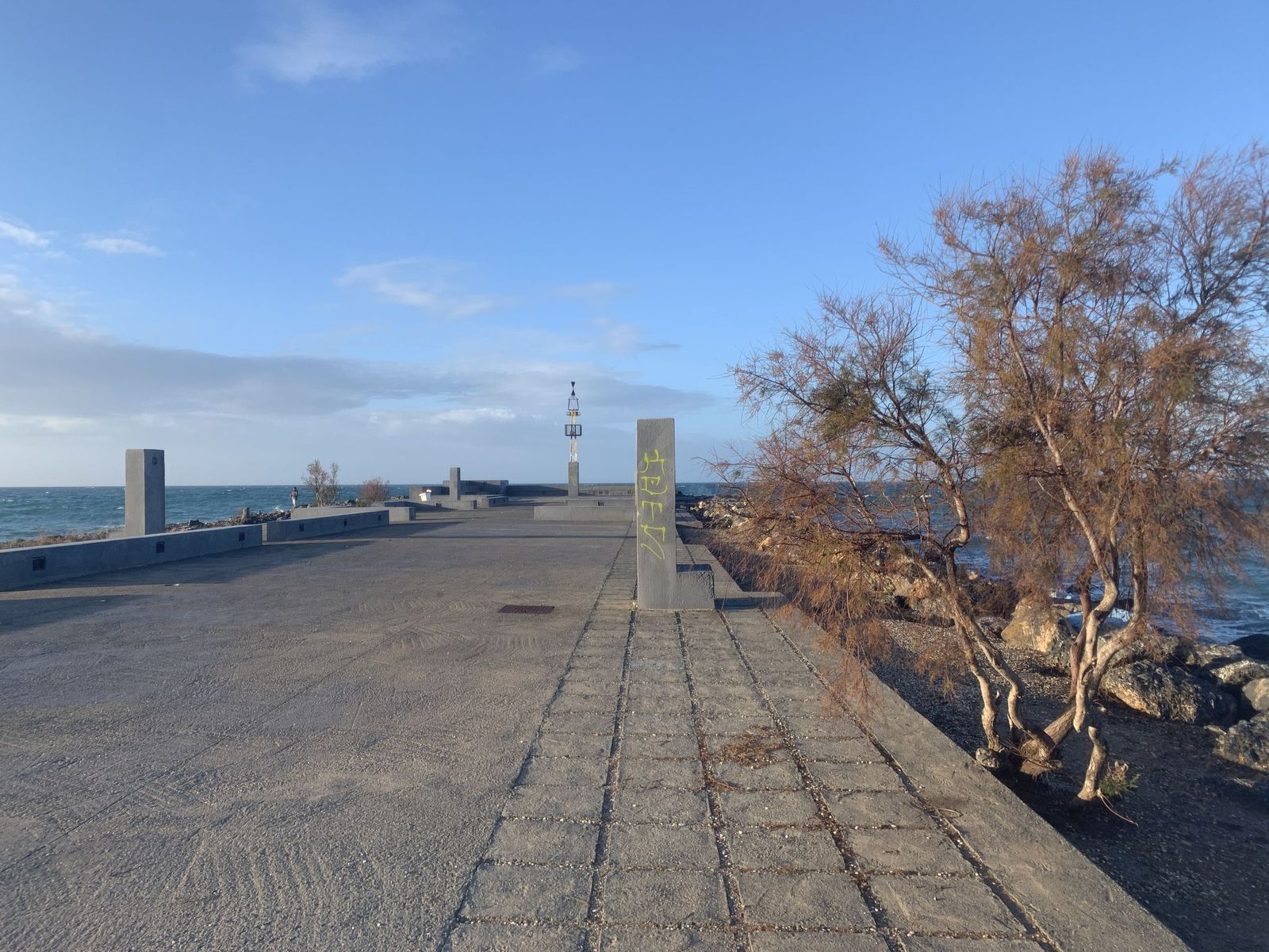 Espigón de La Térmica.