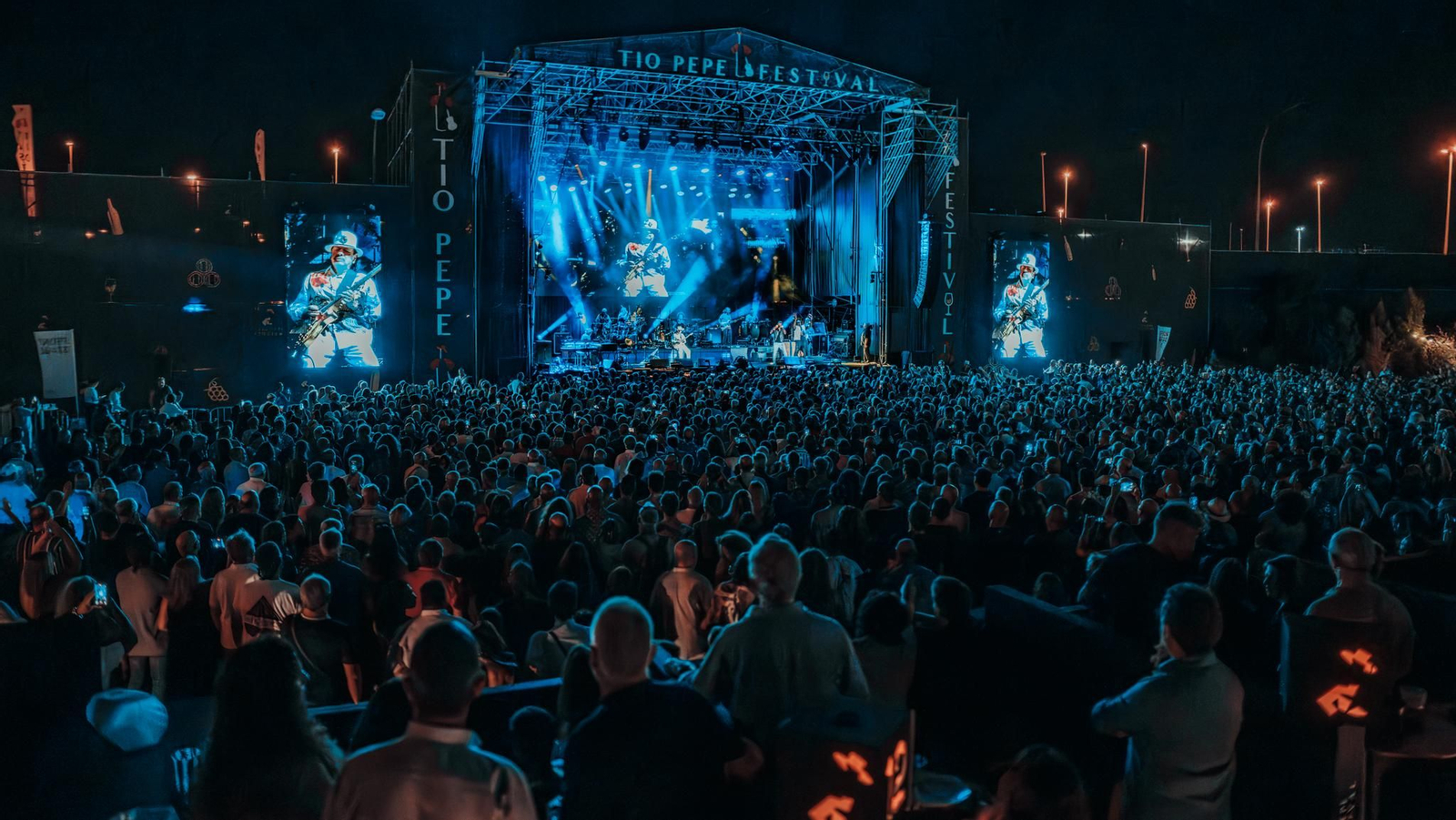Las imágenes del concierto de Carlos Santana en Tío Pepe Festival en Jerez