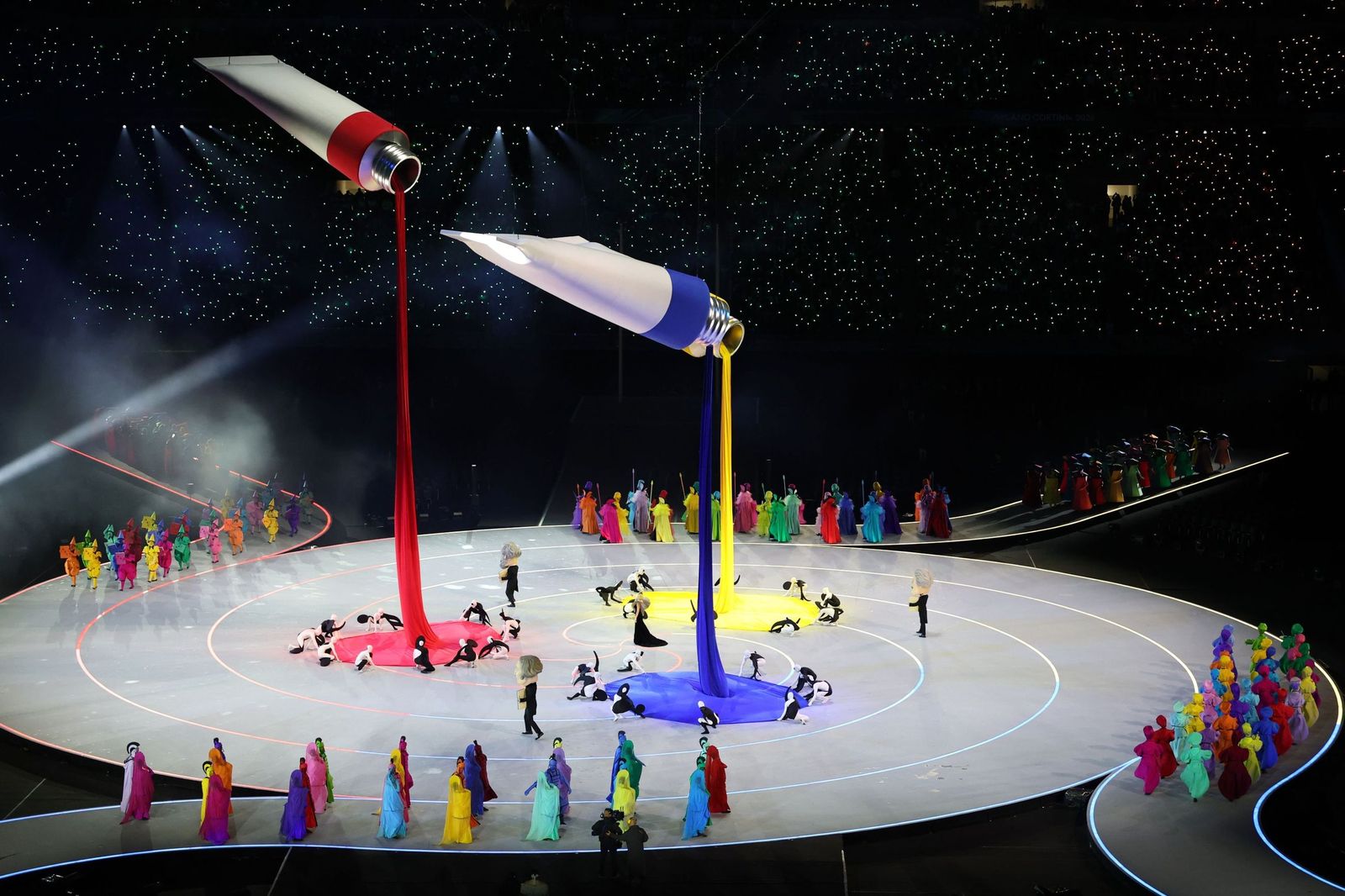 Las fotos de la inauguración de los Juegos Olímpicos de invierno de 2026