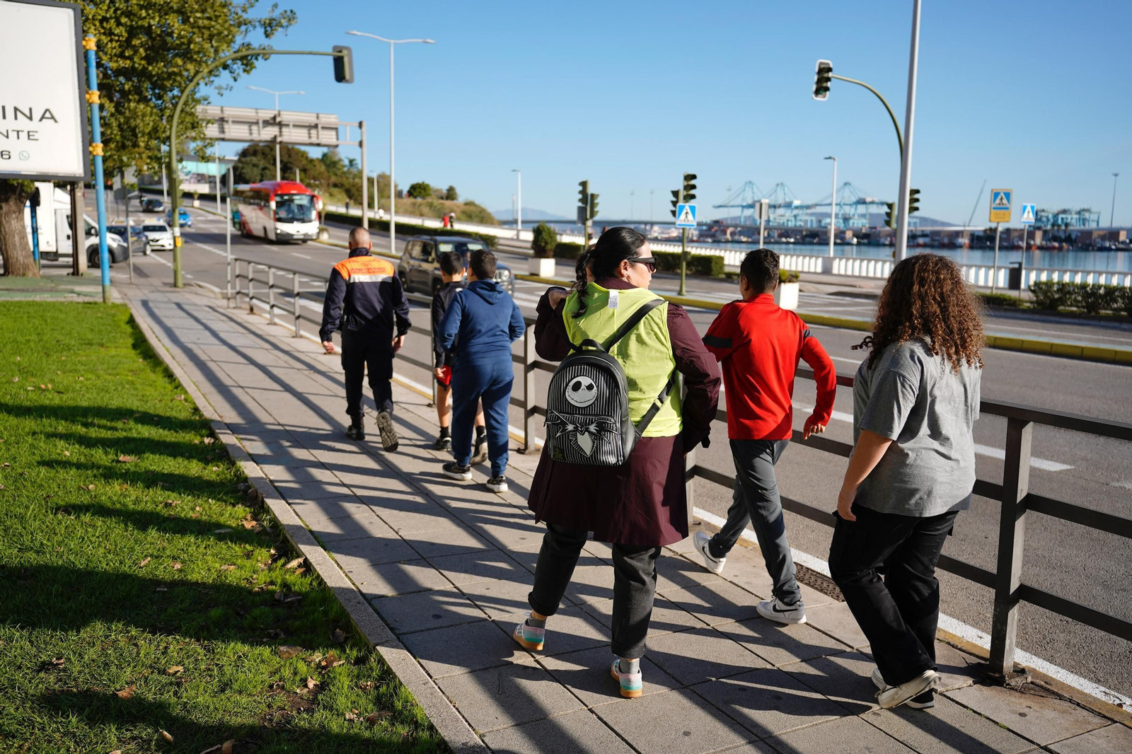 Las fotos del simulacro de maremoto en el colegio Virgen del Mar en Algeciras