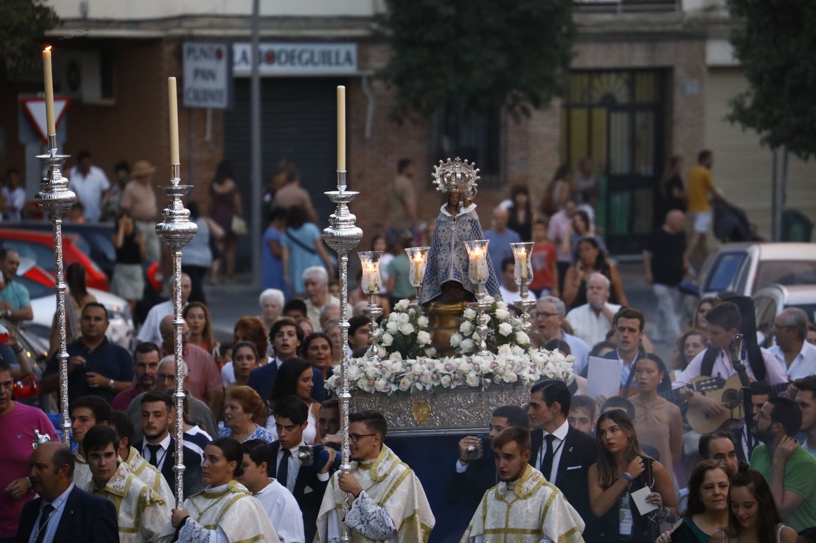El traslado de la Virgen de la Fuensanta de Córdoba, en imágenes