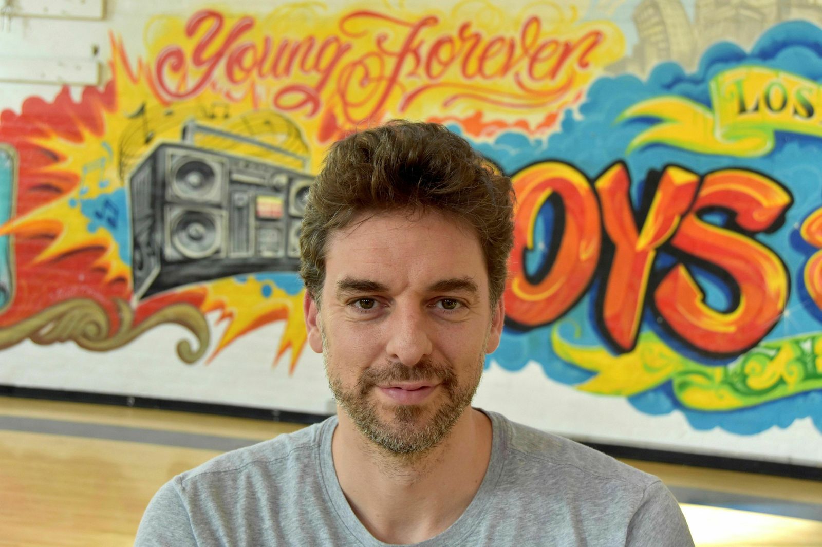 Pau Gasol, durante una entrevista con Efe.