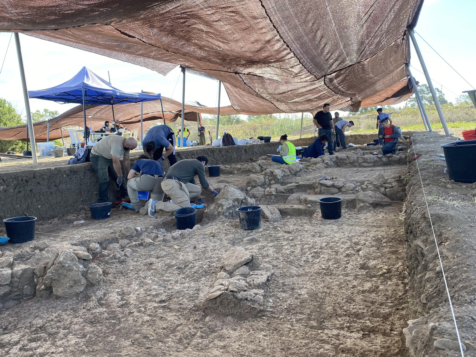Último día de trabajo en el Cerro del Villar.