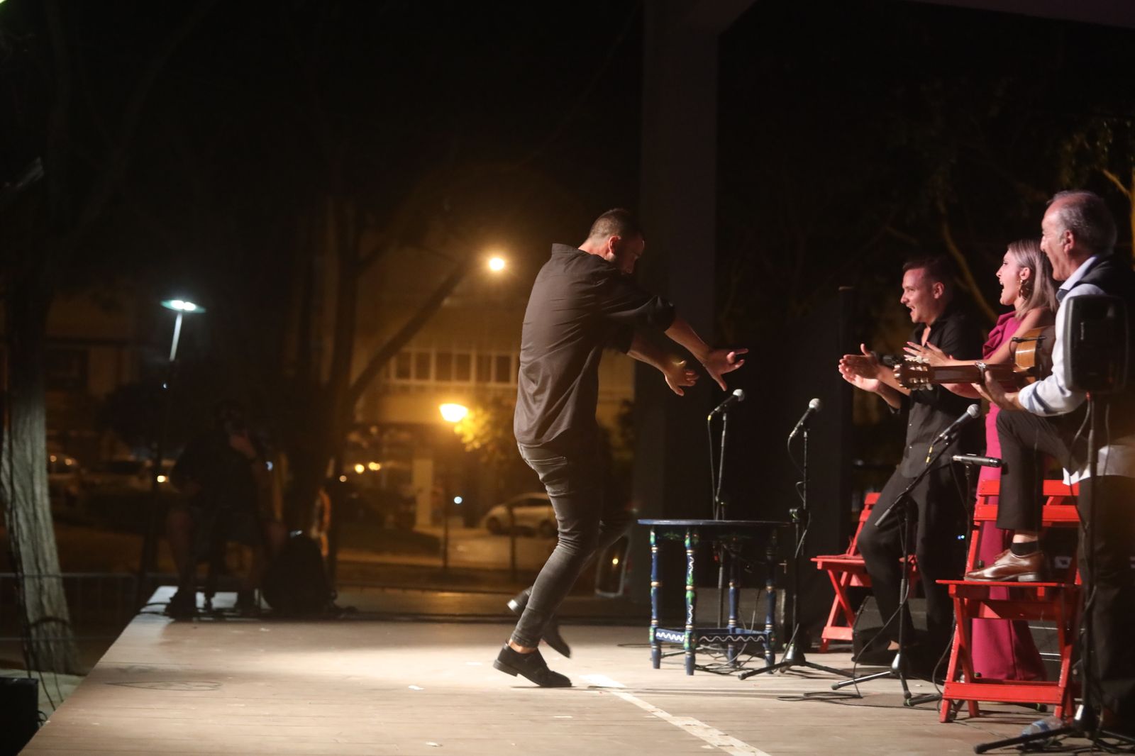 La noche flamenca en el Parque de San Fernando, en imágenes