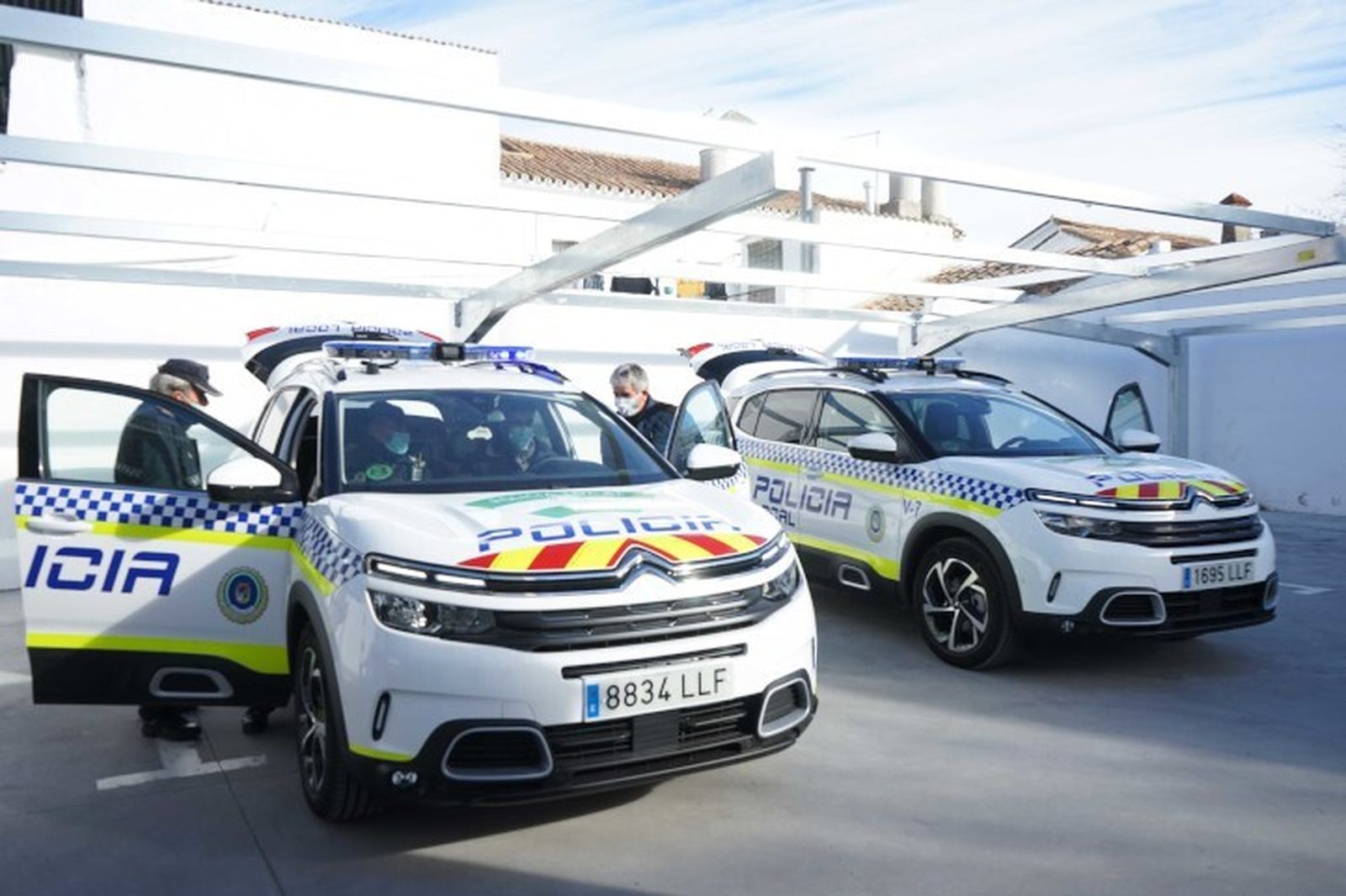 Vehículos de la Policía Local de Coín.