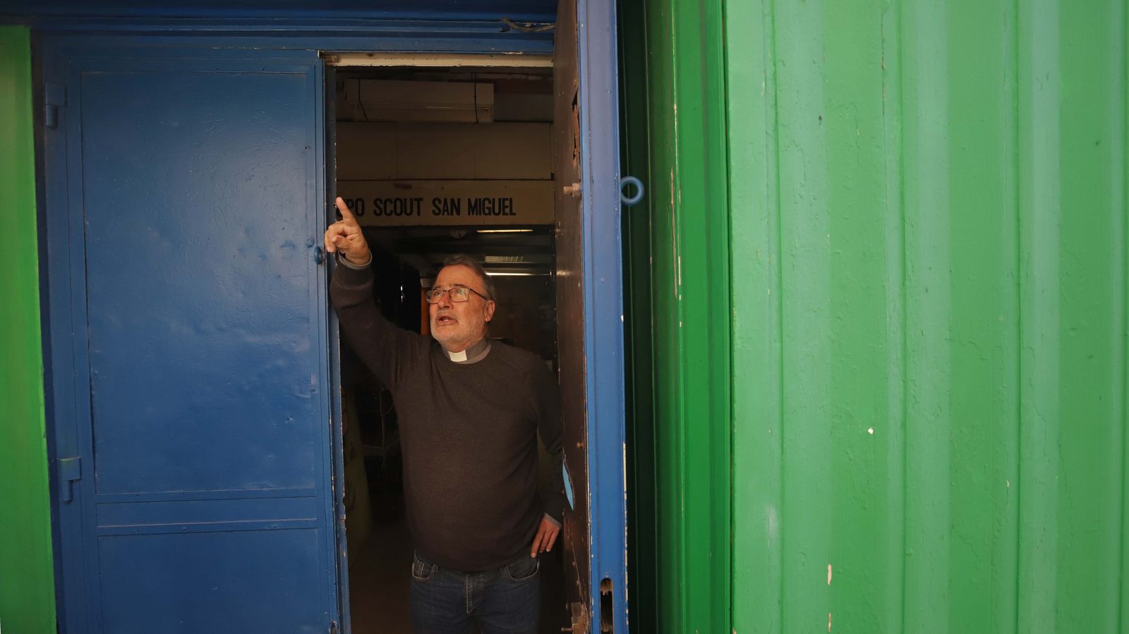 Fotos de los desperfectos en la parroquia de San Miguel en Algeciras