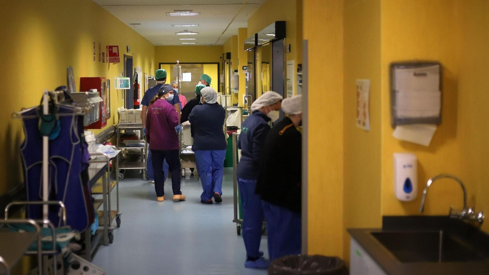 Pasillo de un hospital, en una imagen de archivo.