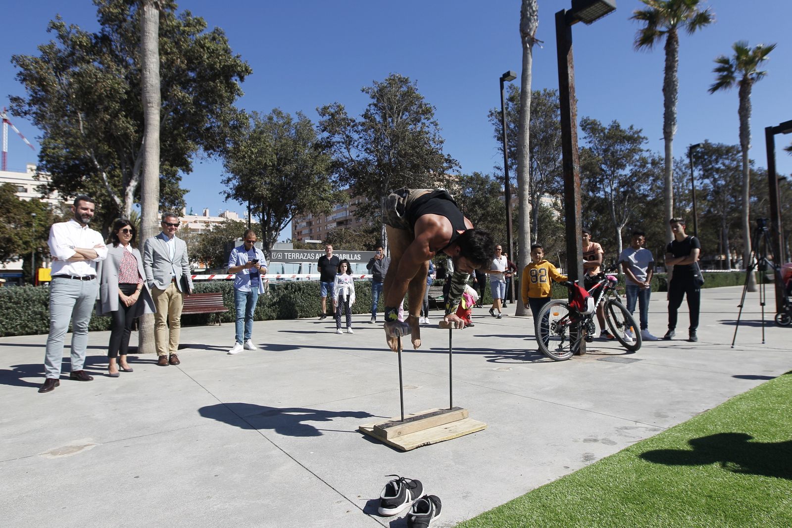 Fotogalería Pista de Calistenia. Parque de los Periodistas. Almería
