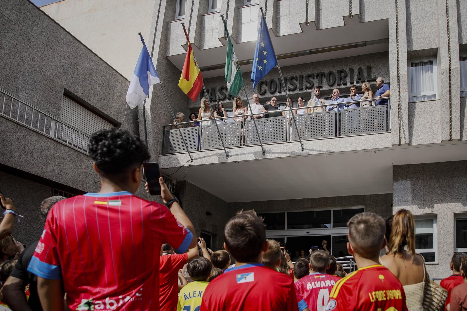Álex Baena en el Ayto de Roquetas de Mar, en imágenes