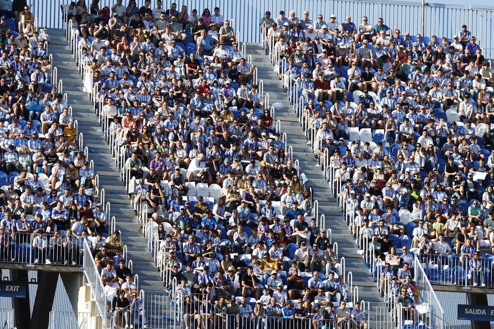 Búscate en las gradas de La Rosaleda en el Málaga CF-Castellón