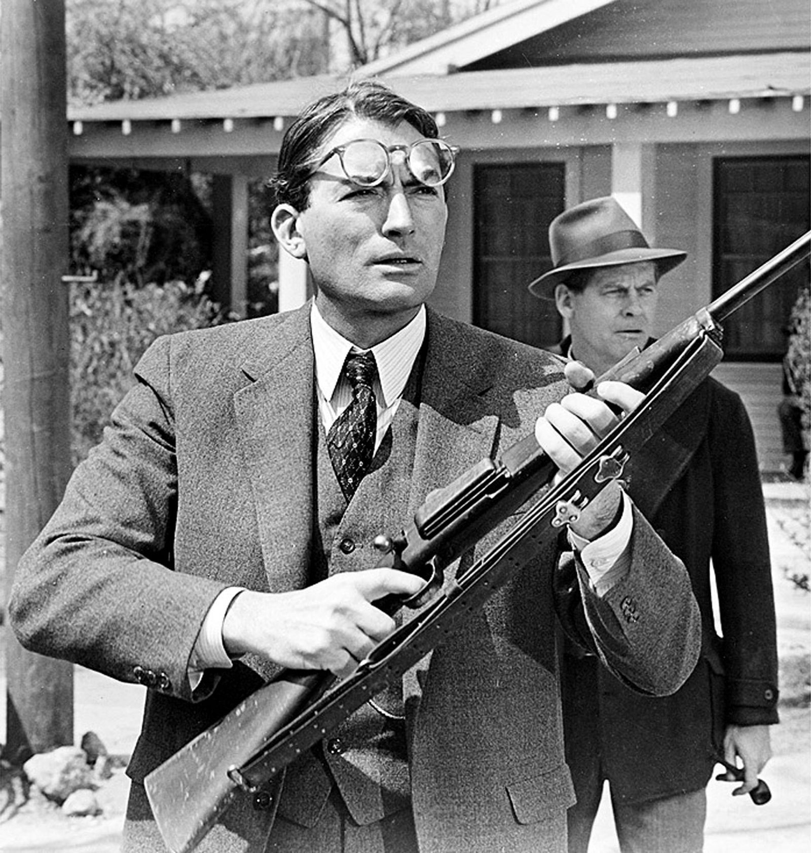 Gregory Peck, en el papel de Atticus Finch, el héroe íntegro de ‘Matar un ruiseñor’.