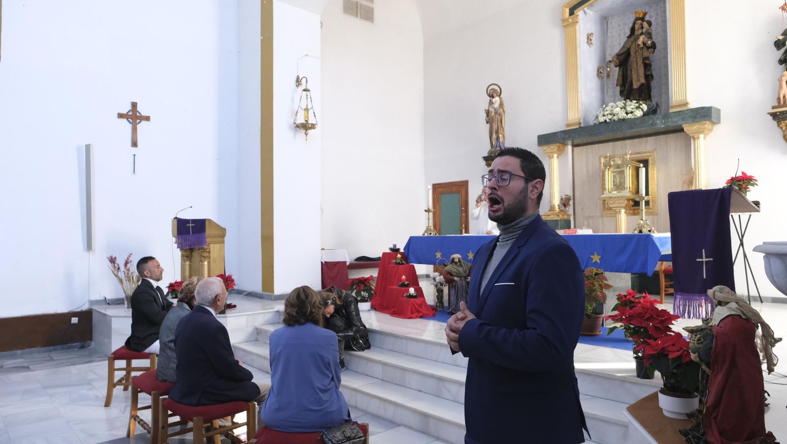 Brindis por 75 años de amor de Carmen y Roque, en imágenes