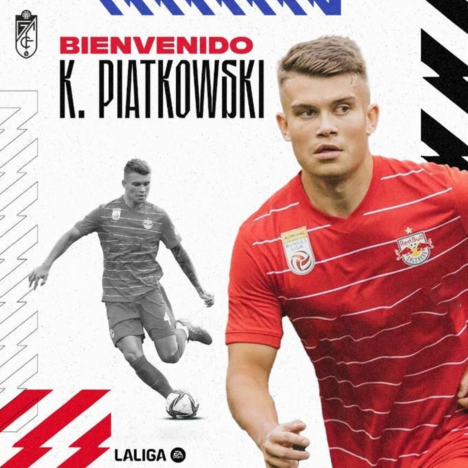 Así anunció el Granada el fichaje de Kamil Piatkowski