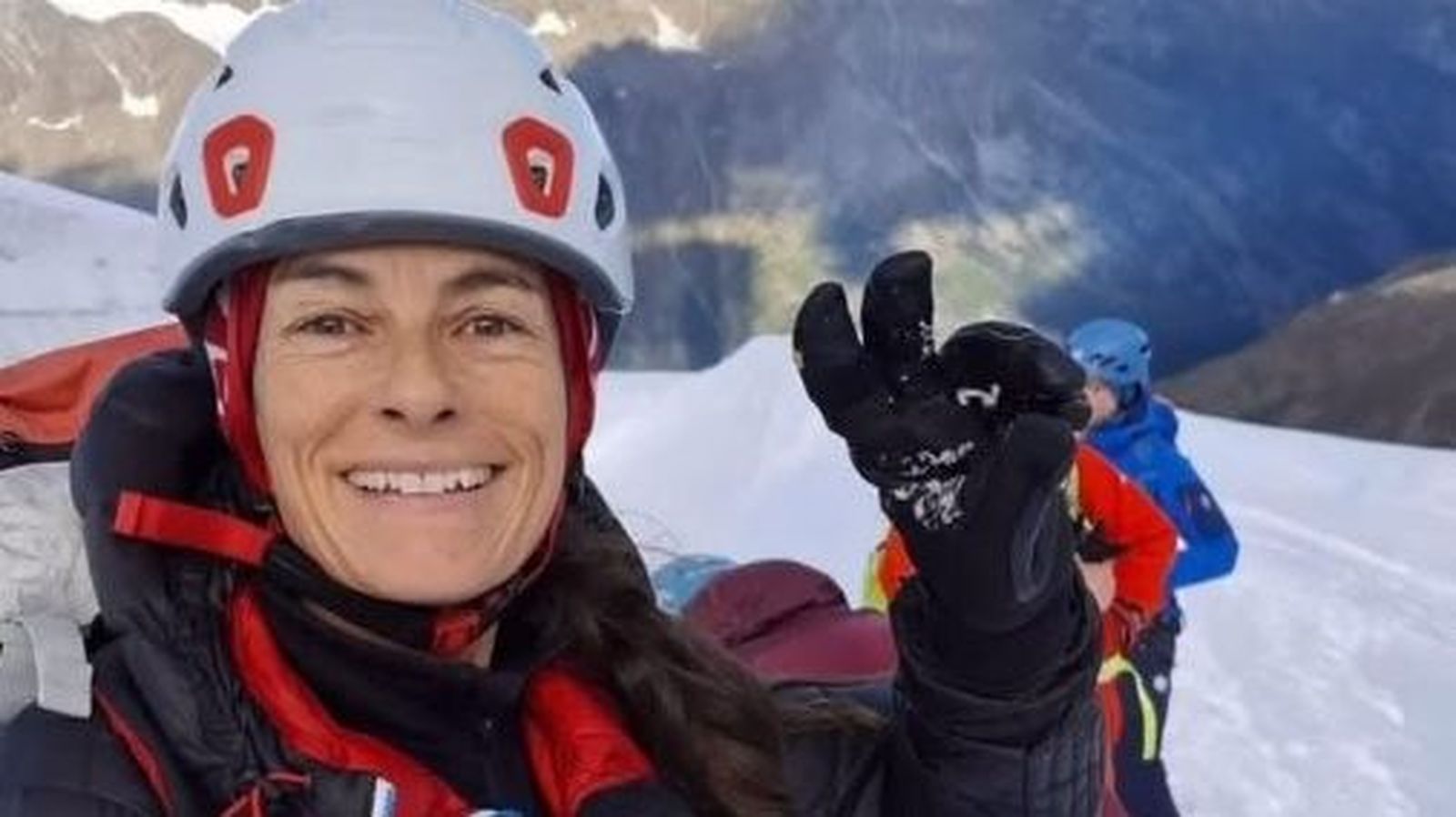 Pipi durante la subida al Nanga Parbat