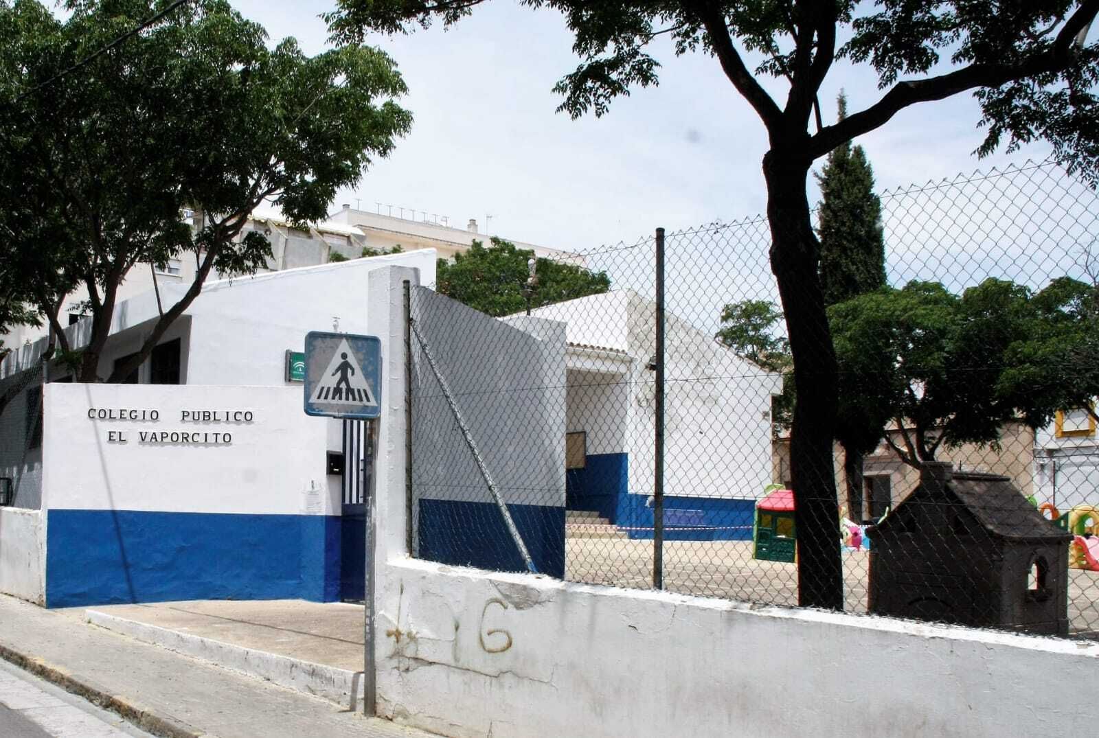 El colegio infantil El Vaporcito, en el Barrio Alto de El Puerto de Santa María.
