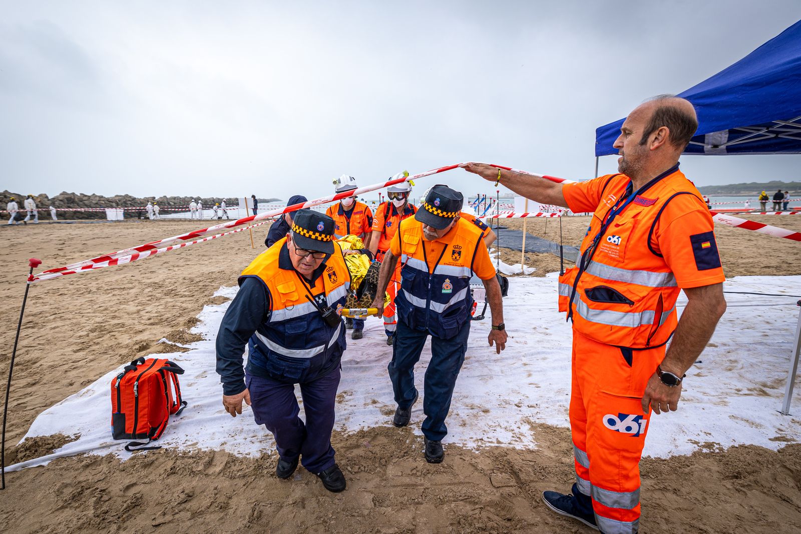 Imágenes del simulacro marítimo en en El Puerto