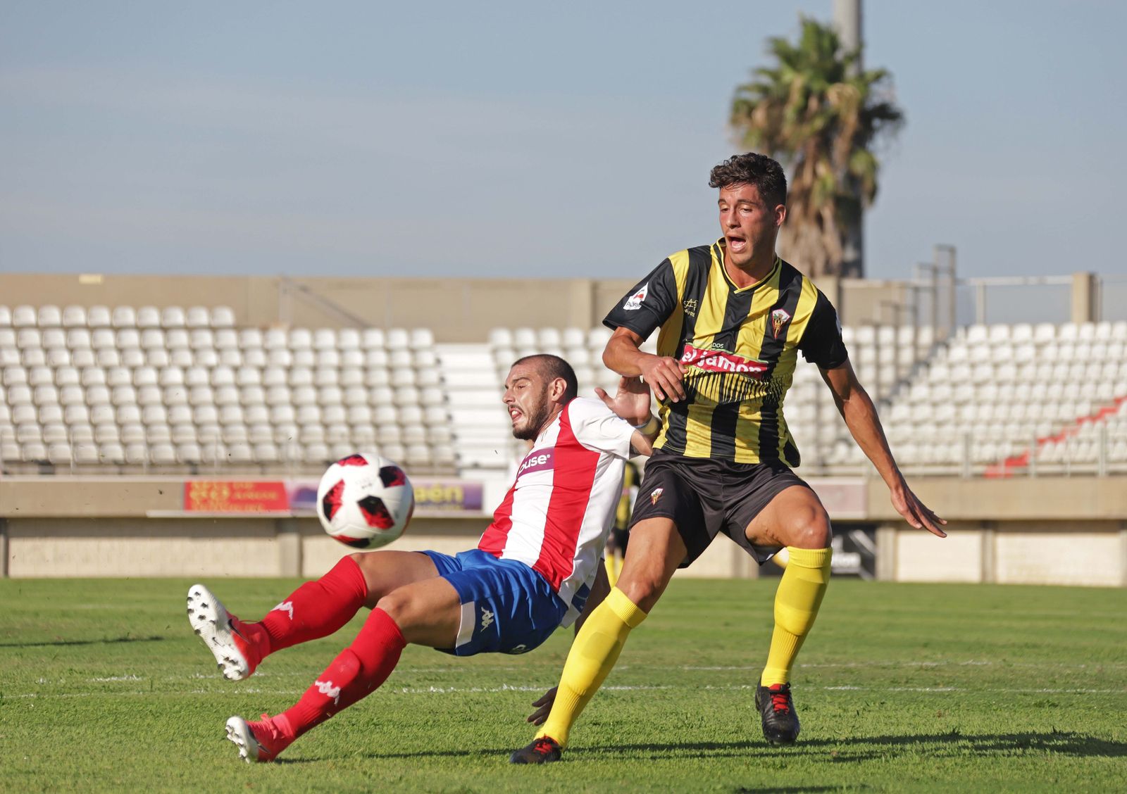 El San Roque, en su último encuentro disputado frente al Algeciras.