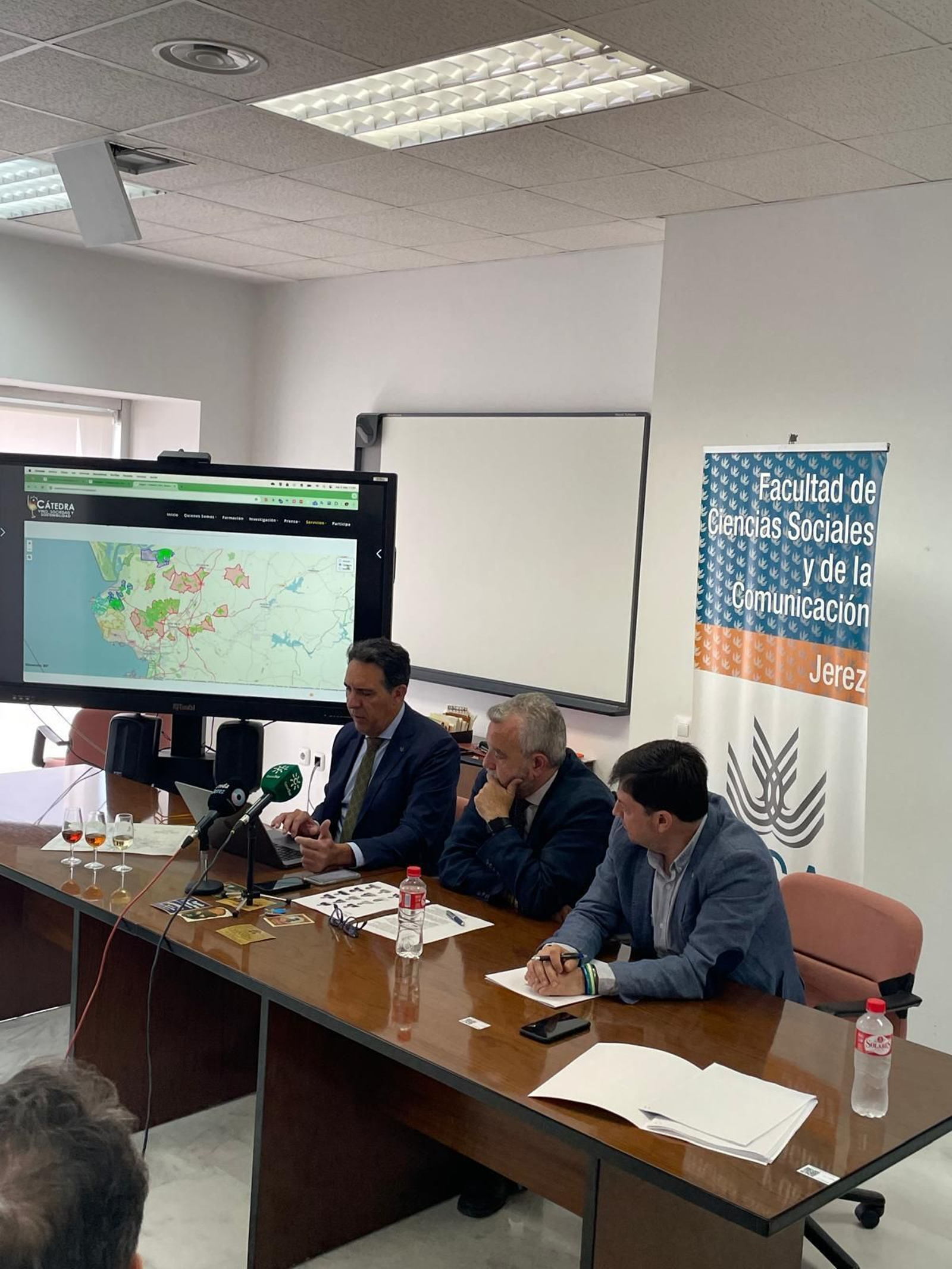 Presentación del mapa interactivo de pagos y viñedos del Marco de Jerez.