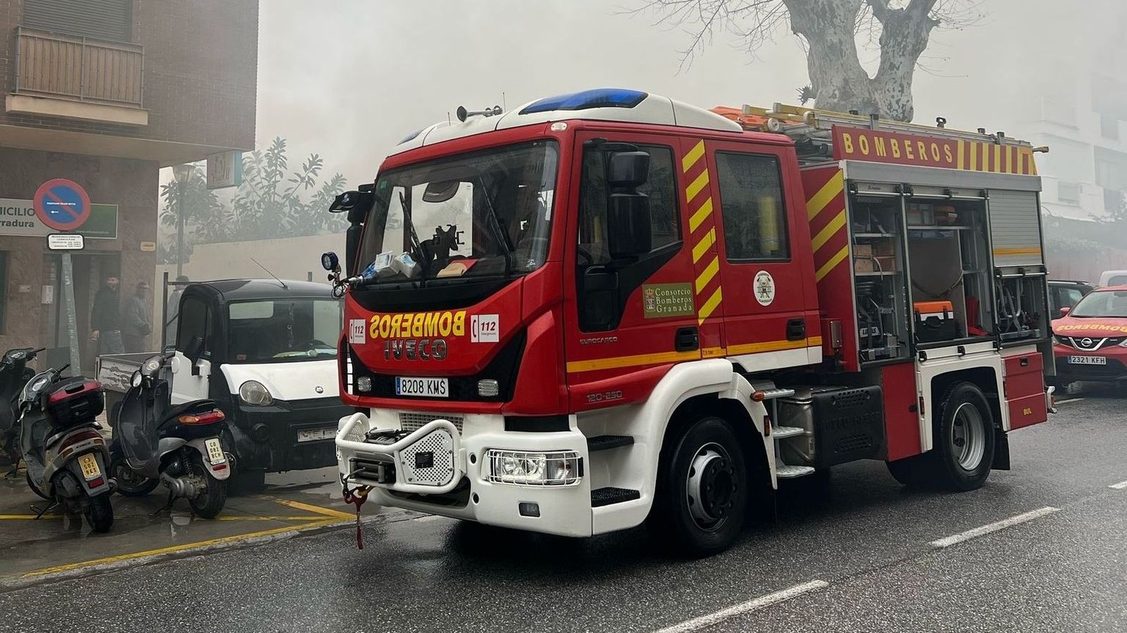 Un camión de bomberos de Granada en una imagen de archivo