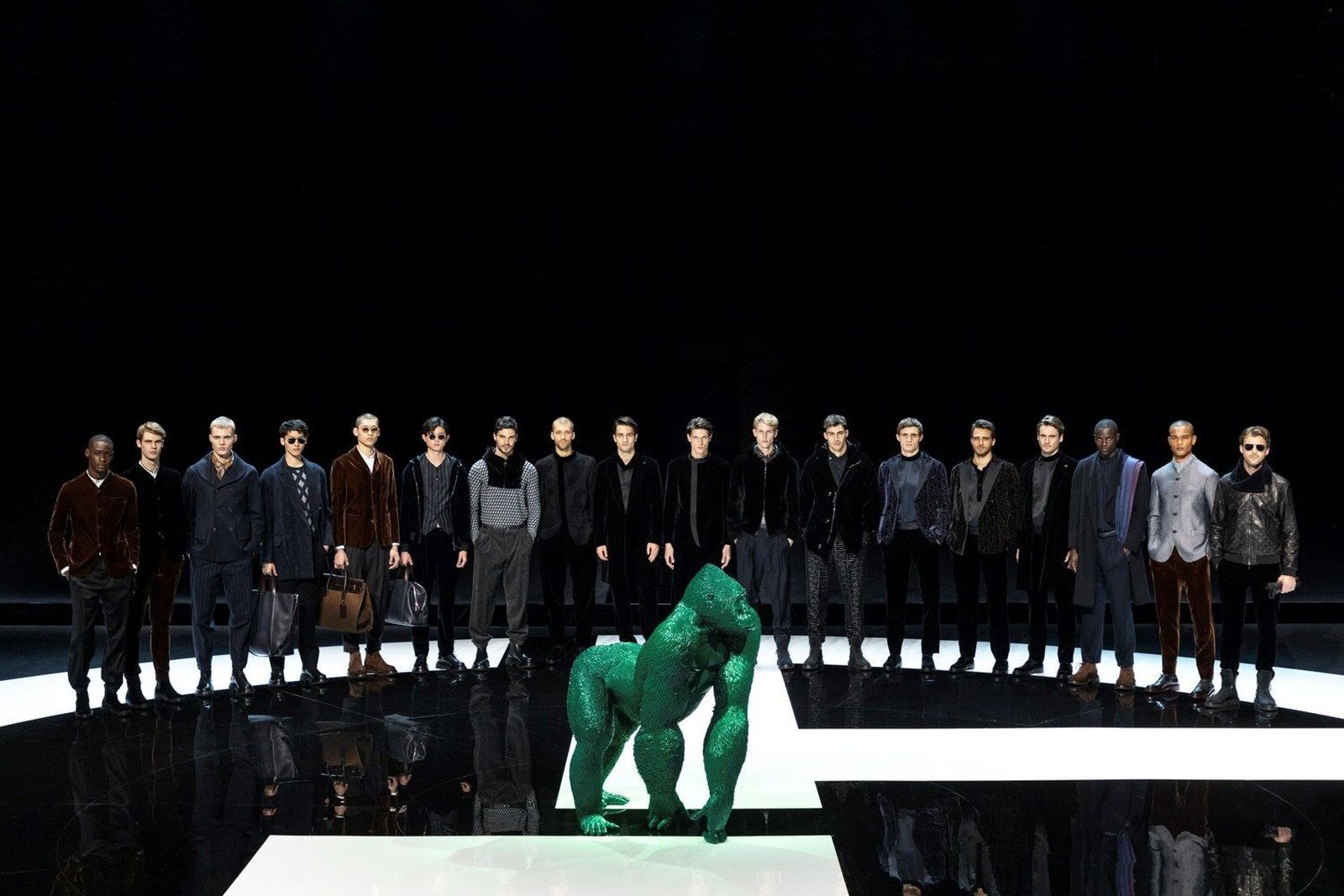 La nueva colección de Armani presentada en Milán