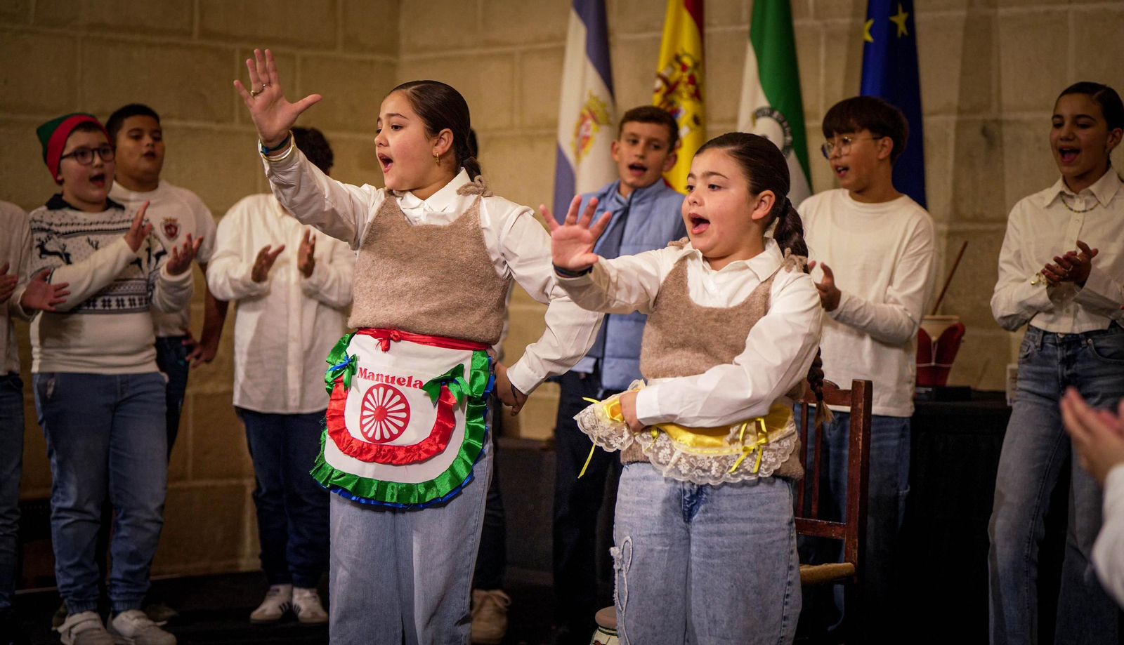 Imágenes del concurso de villancicos de la Cátedra de Flamencología de Jerez