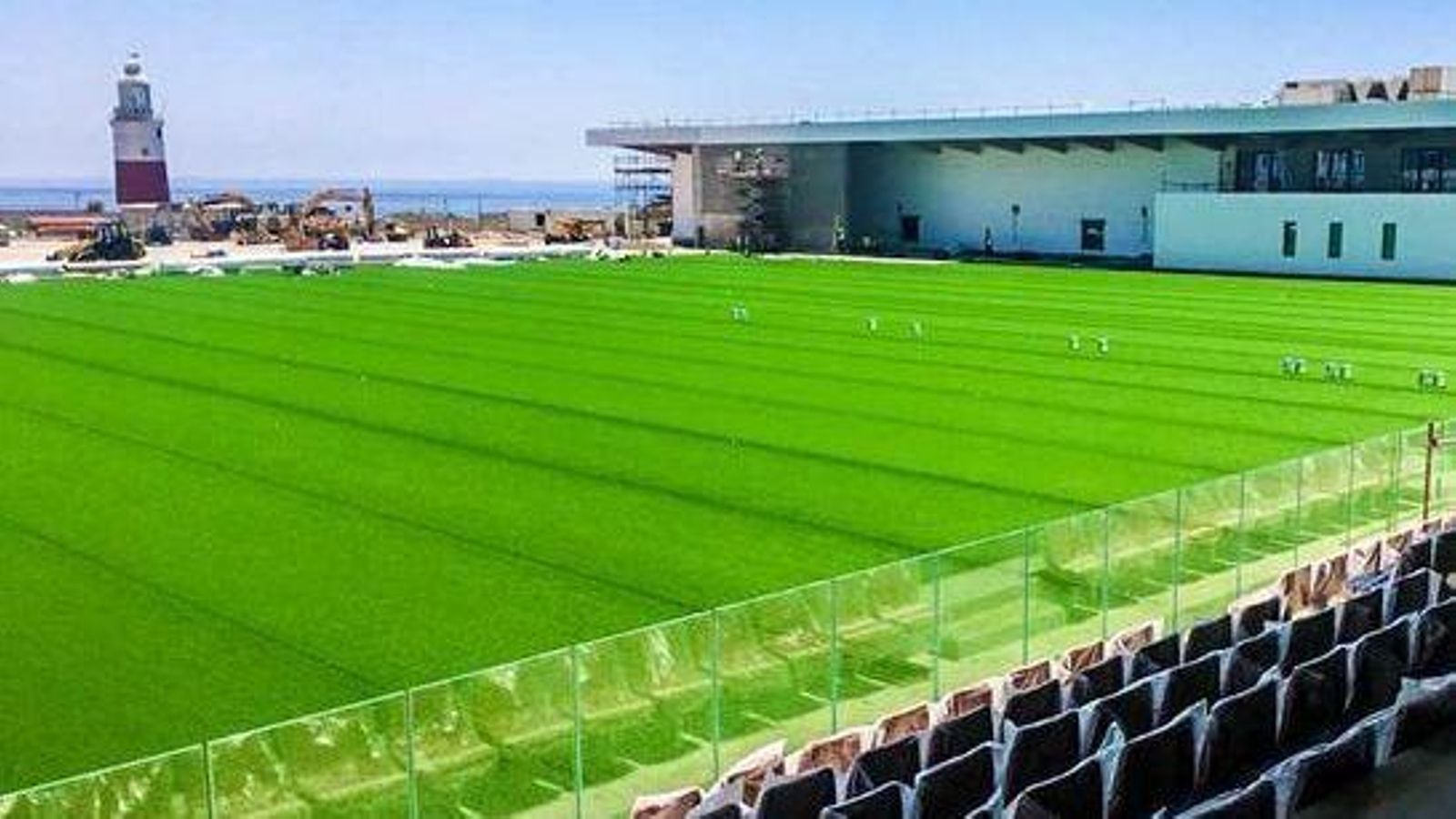 El Europa Point Stadium, en el que se juegan todos los partidos desde la tercera jornada
