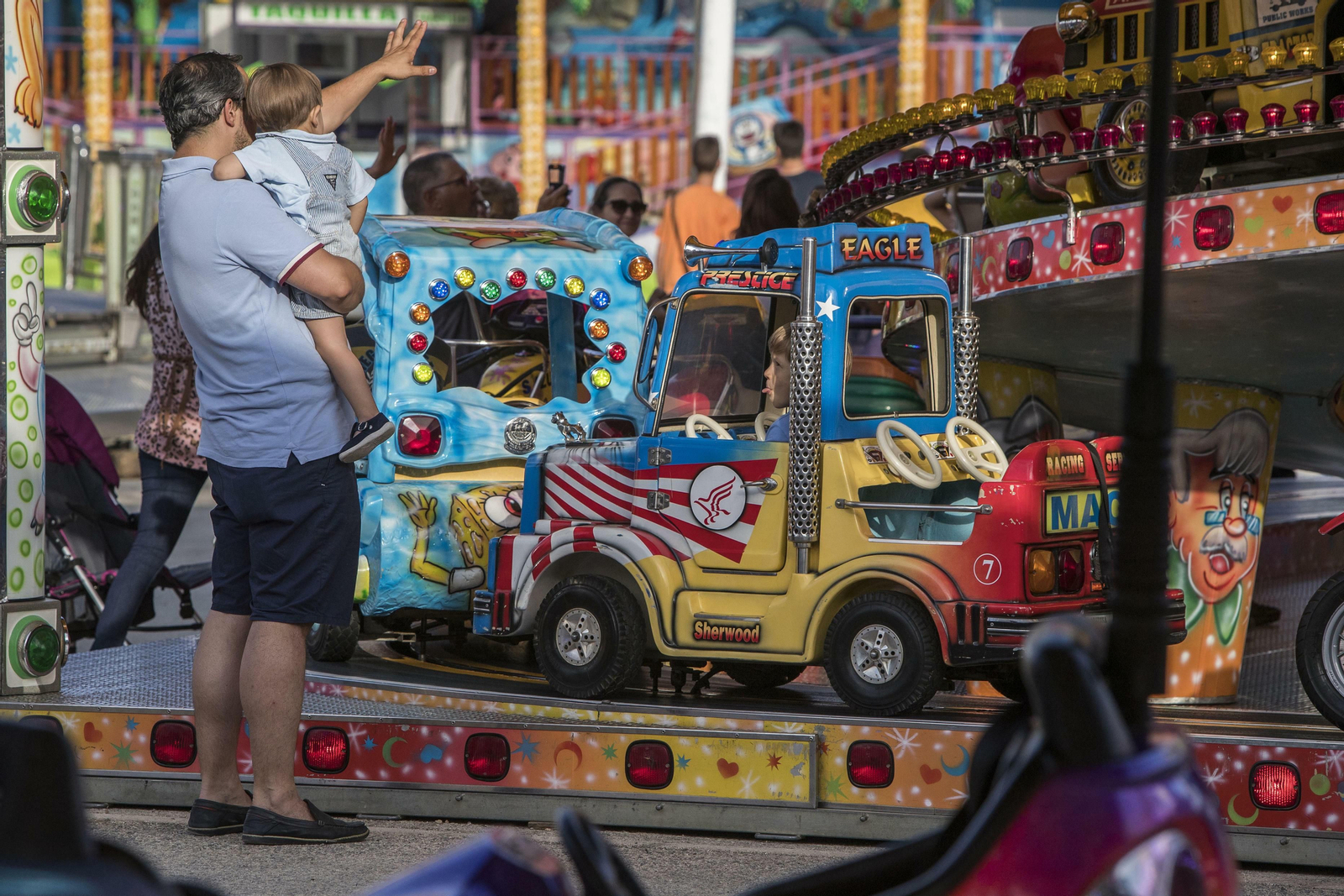 Una de las atracciones que se instalarán en el recinto ferial de La Magdalena el año pasado.