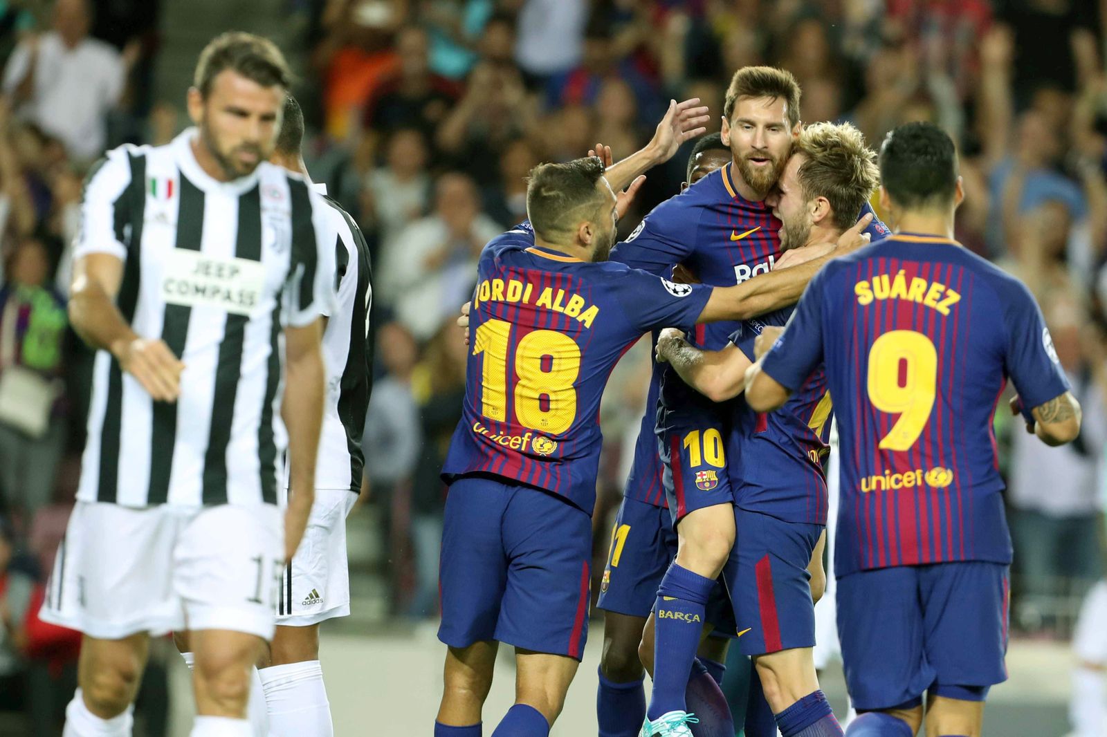 El Barcelona-Juventus, en imágenes