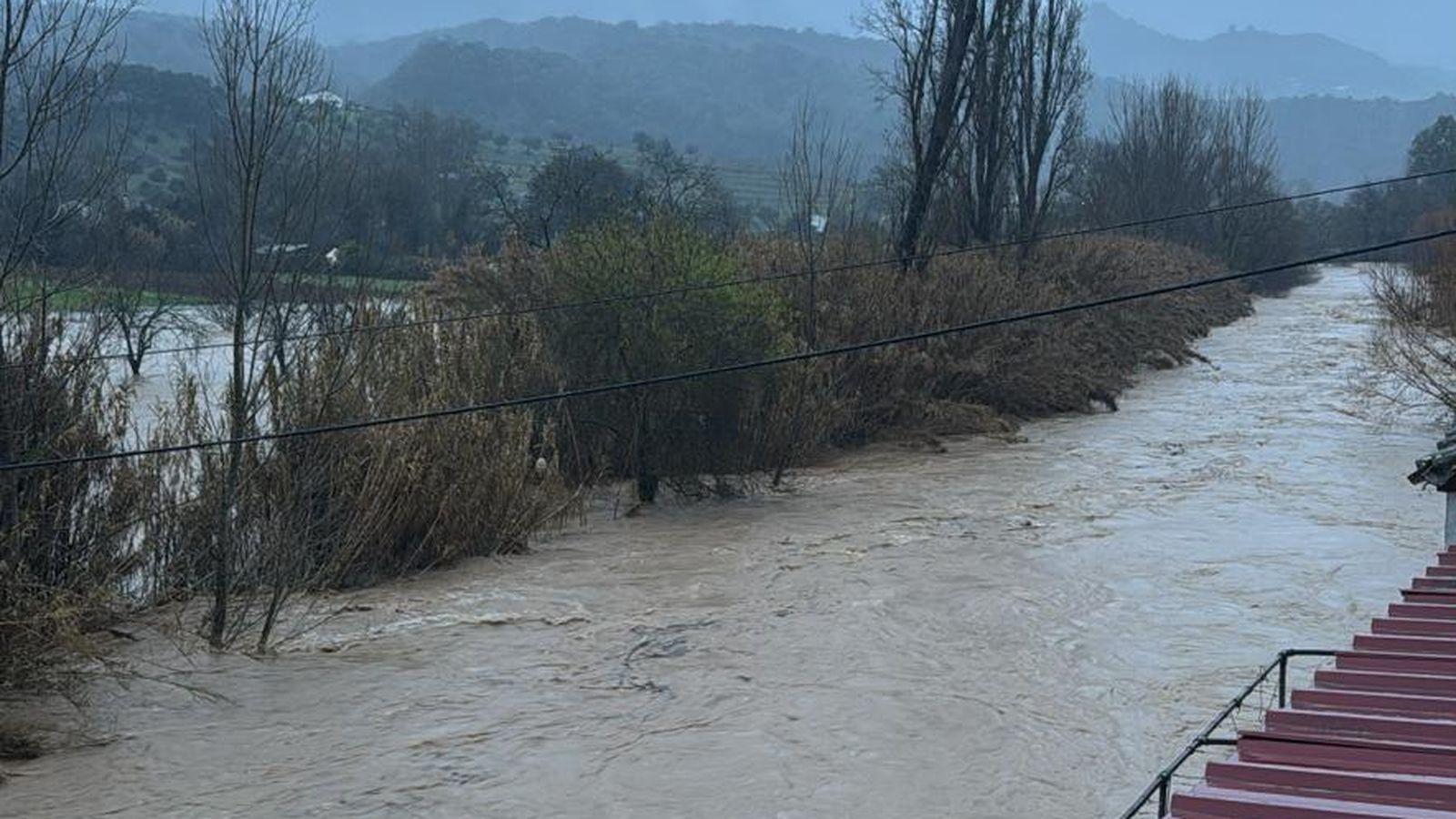 El río Guadiaro desde Jimera de Líbar