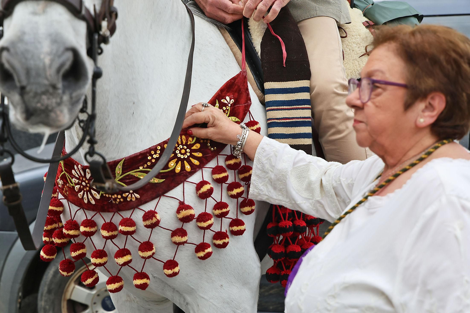 Las imágenes de la romería de San Benito Abad en el Cerro del Andévalo de Huelva