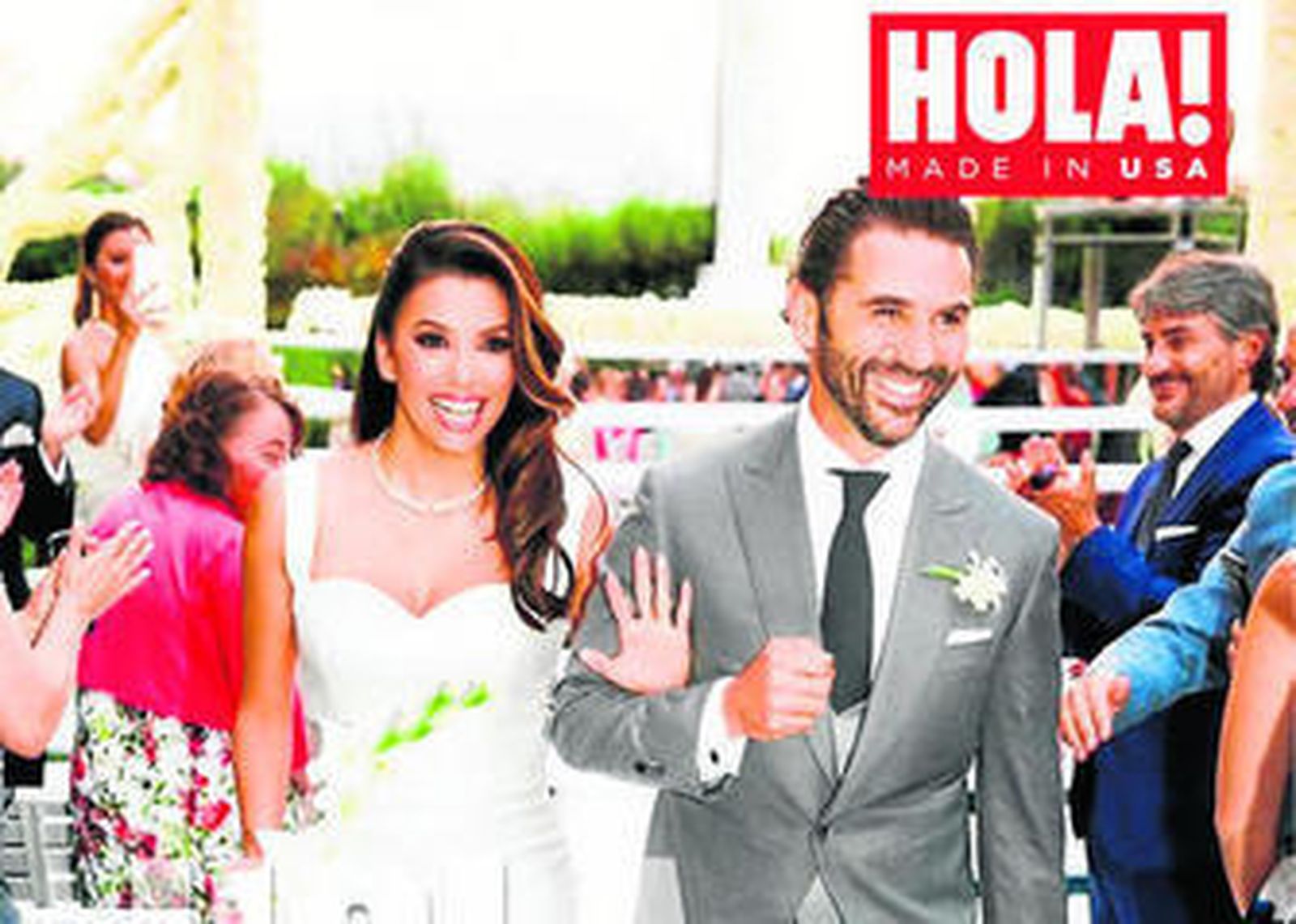 La pareja ha dado la exclusiva de su boda a la versión americana de 'Hola'.