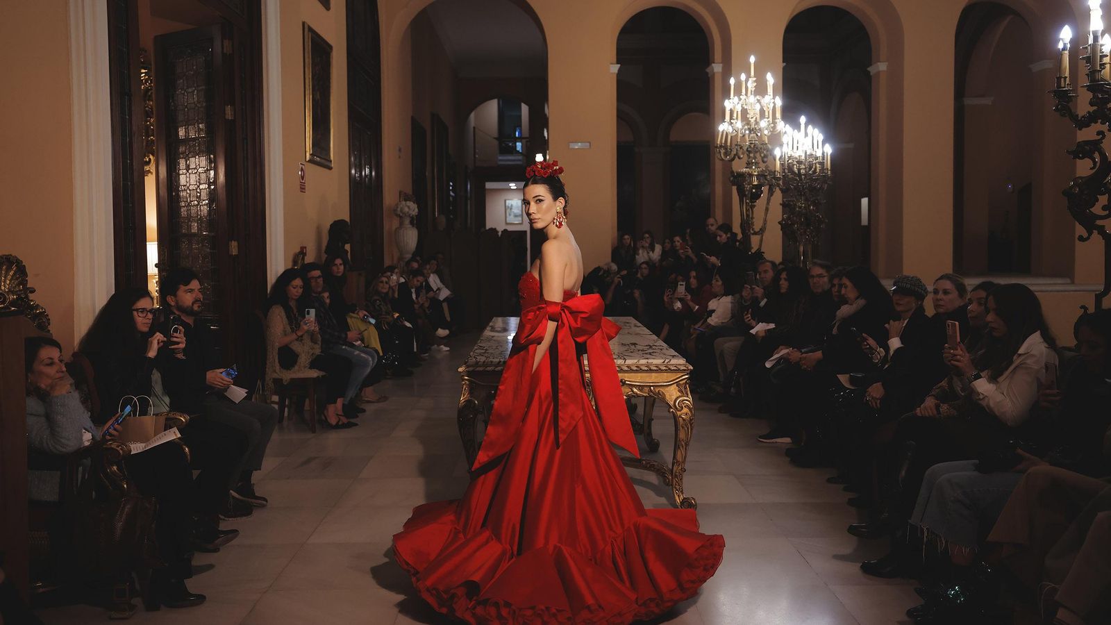 La propuesta de Alejandro Andana para el desfile Uniqo Qlamenco.