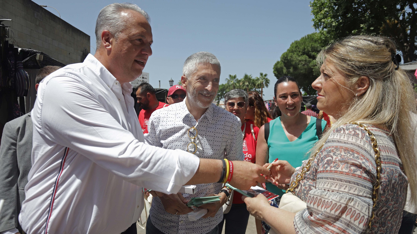 Fotos del acto de campaña de Fernando Grande-Marlaska en San Roque