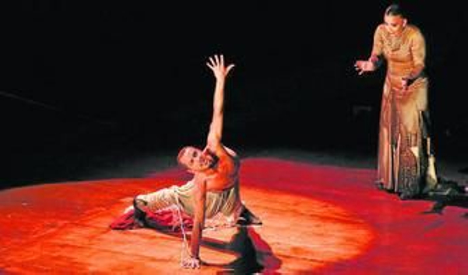 Representación de 'Las Morias' en Málaga, en la apertura de este ciclo de Teatros Romanos.