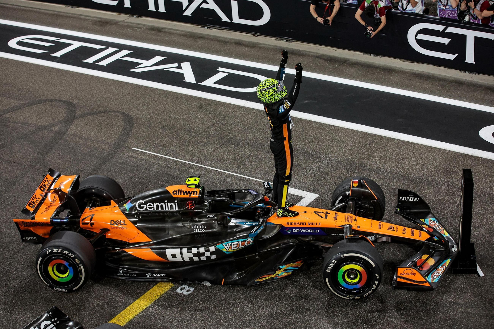 Las fotos del título mundial de Lando Norris en la Fórmula 1