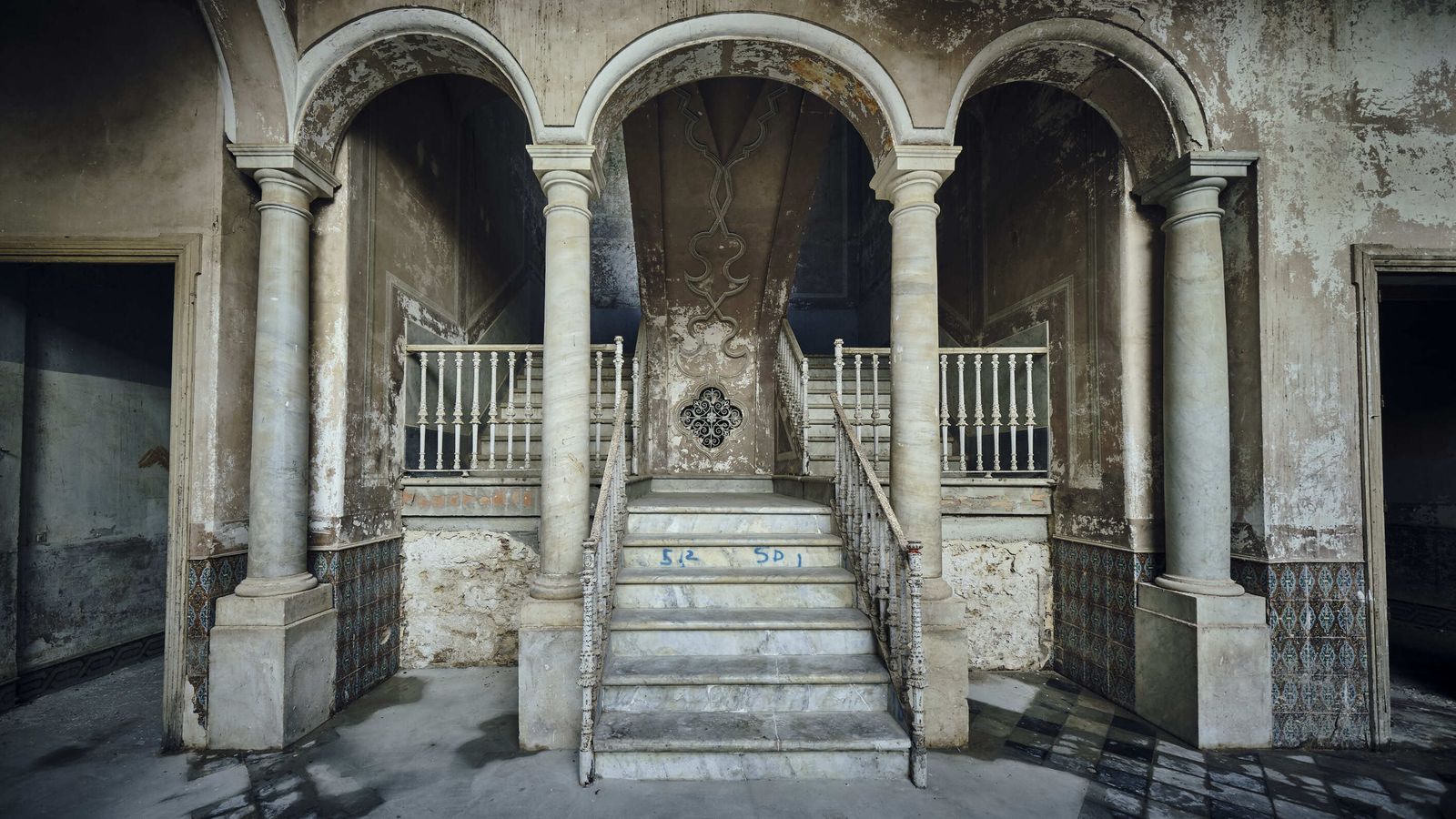 Interior de la Casa Lazaga en San Fernando