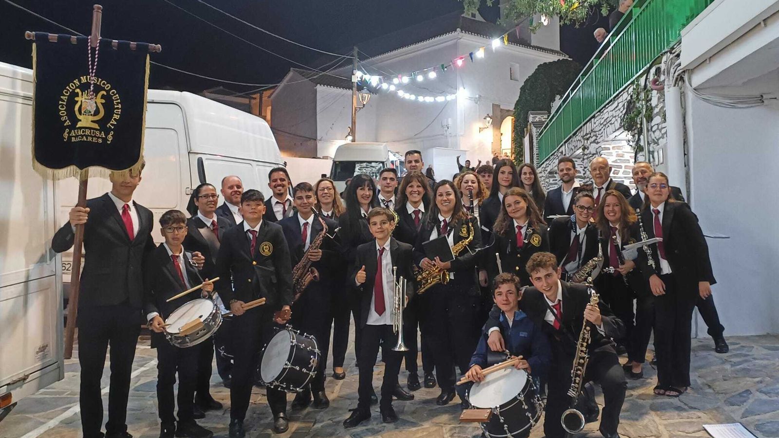 Banda de Música Anacrusa de Bacares que ameniza toda la Navidad en el municpio