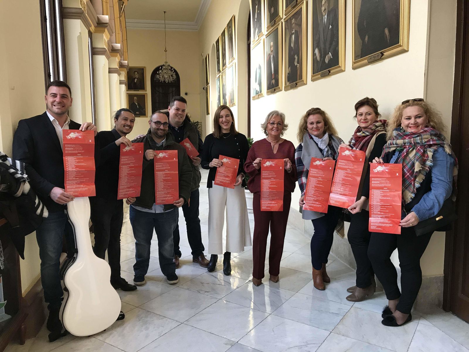 Un momento de la presentación, ayer en el Ayuntamiento.