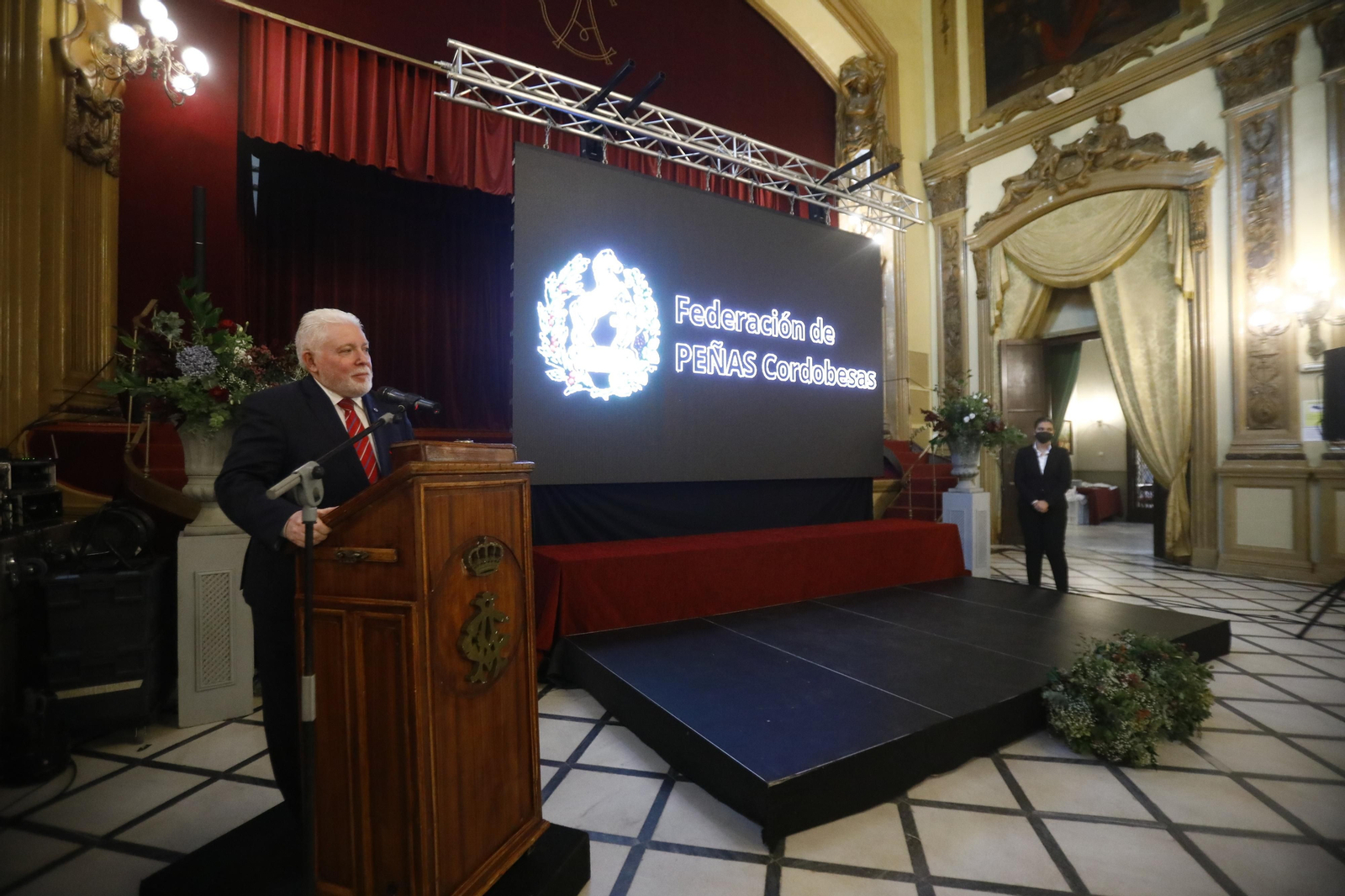 La entrega de los Potros de la Federación de Peñas Cordobesas, en fotografías