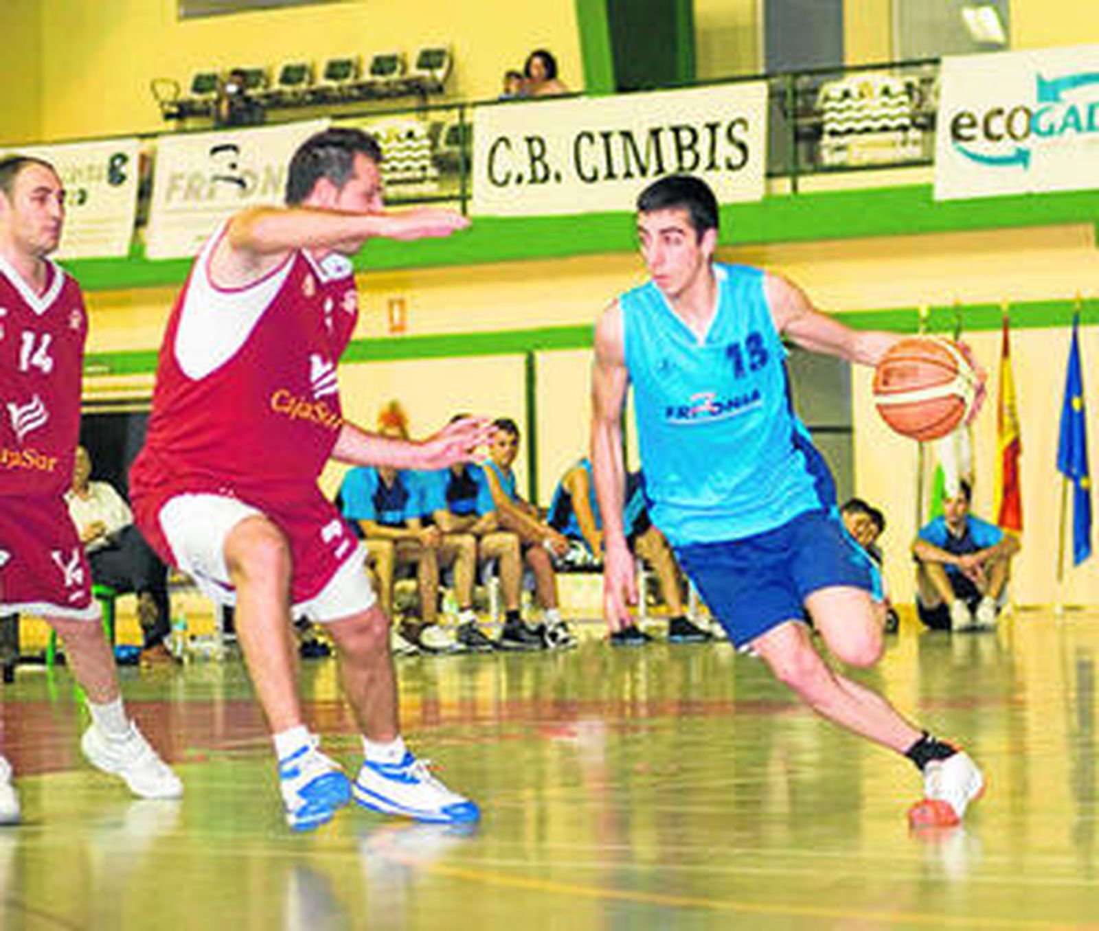 Alo Marín en su anterior etapa en el Cimbis donde fue el máximo anotador del equipo turquesa.