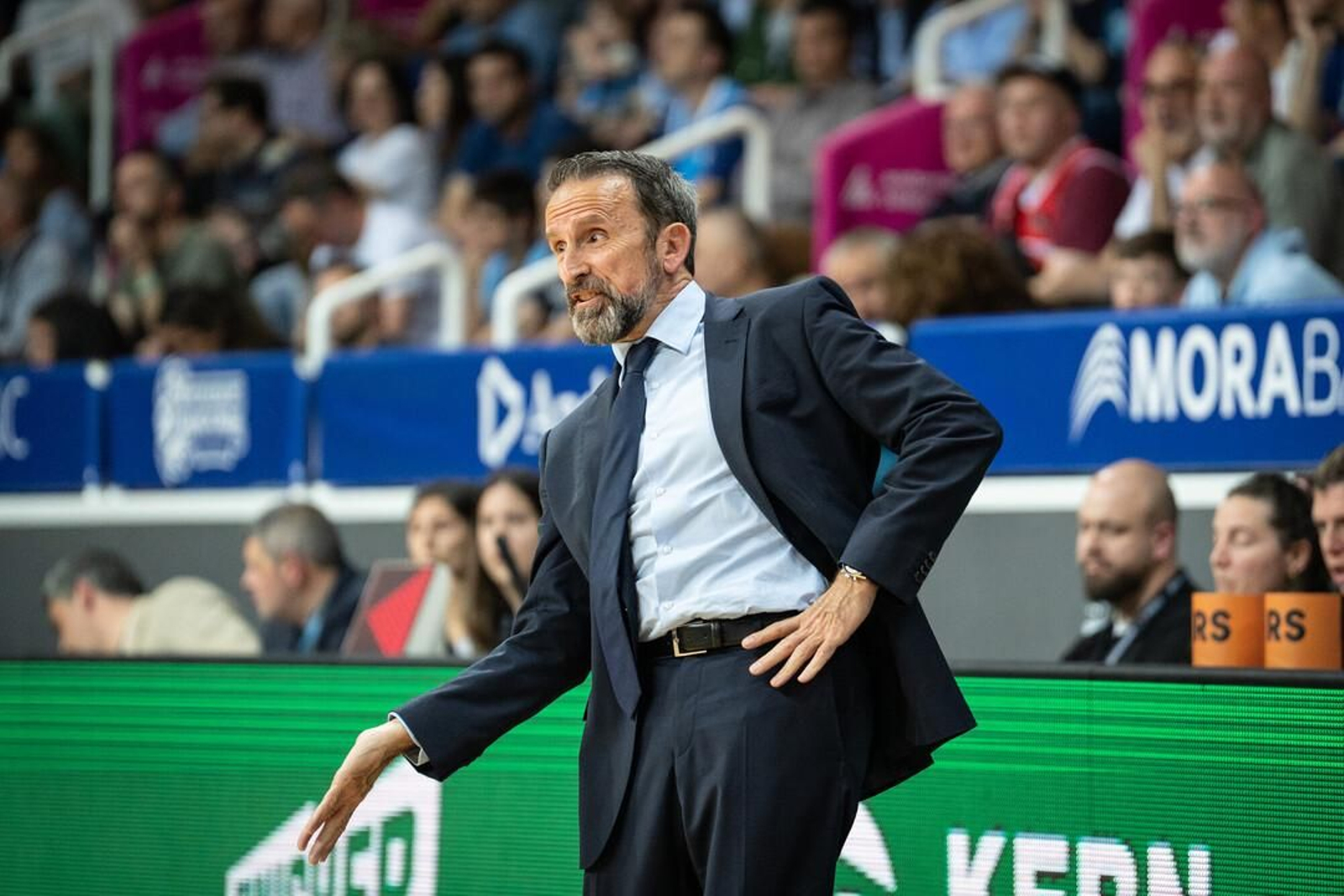 Joan Plaza, en acción.