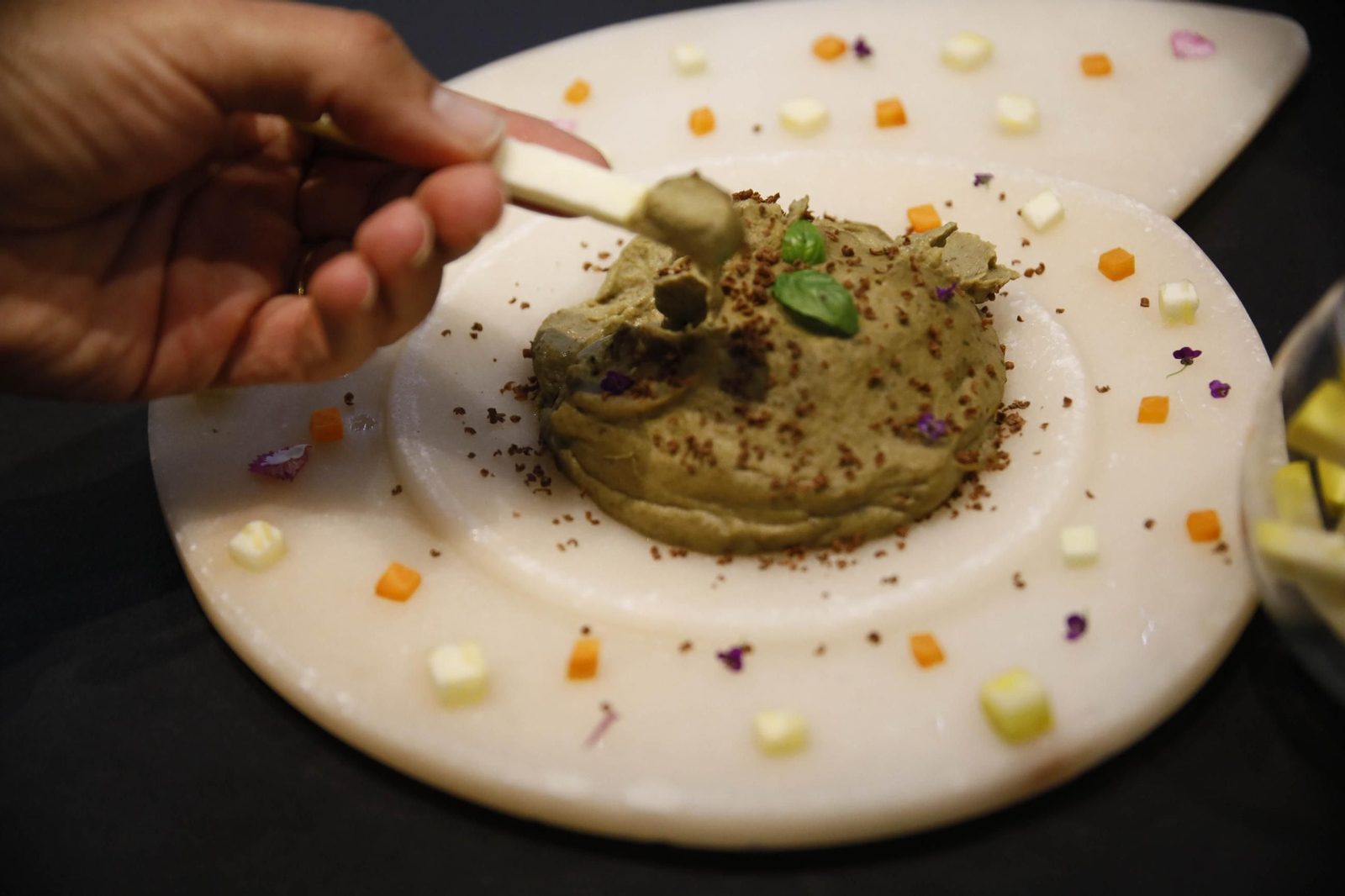 Las imágenes de una nueva variedad de berenjena en Almería