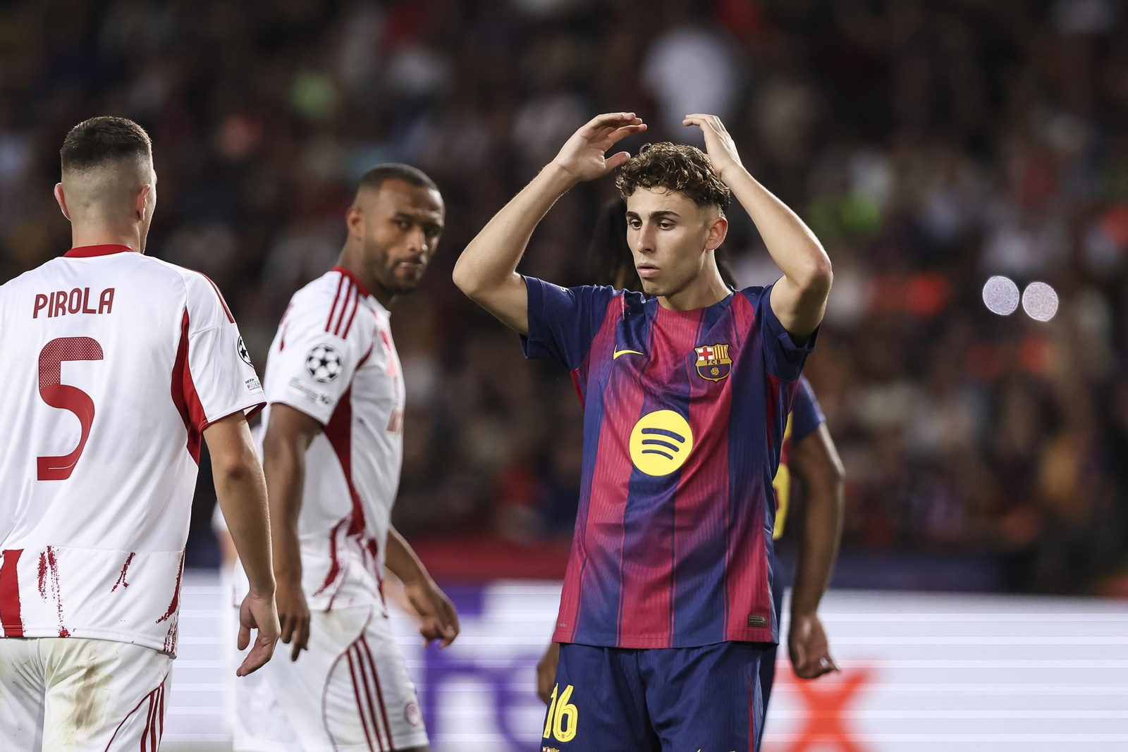 Las fotos del Barcelona-Olympiacos