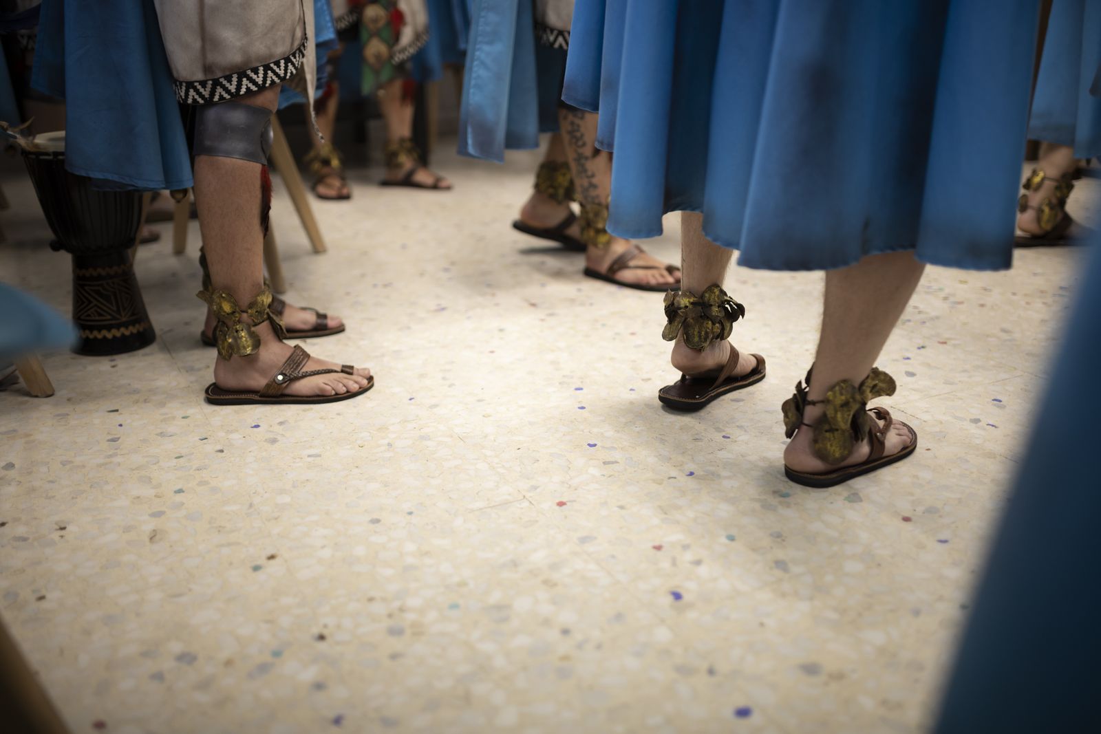 Imágenes de la actuación de la comparsa de Bollullos "El sacrificio" en el Carnaval Colombino