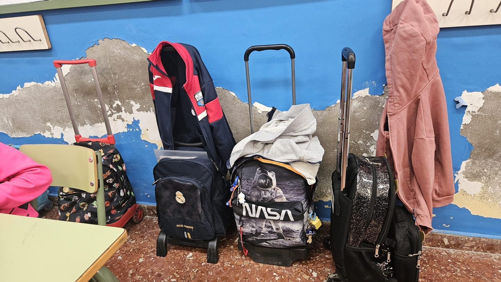 Humedades en el CEIP Virgen de Loreto de la capital.