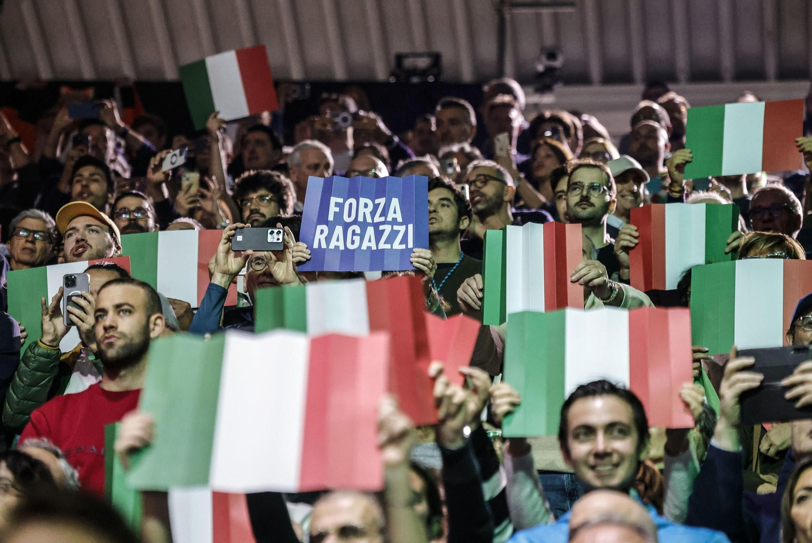 Las fotos de la final de la Copa Davis Italia-España