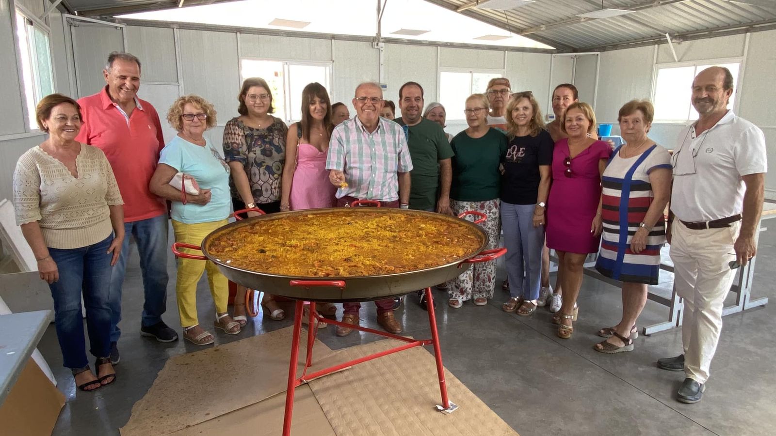 La paella popular, todo un clásico en estas fiestas.