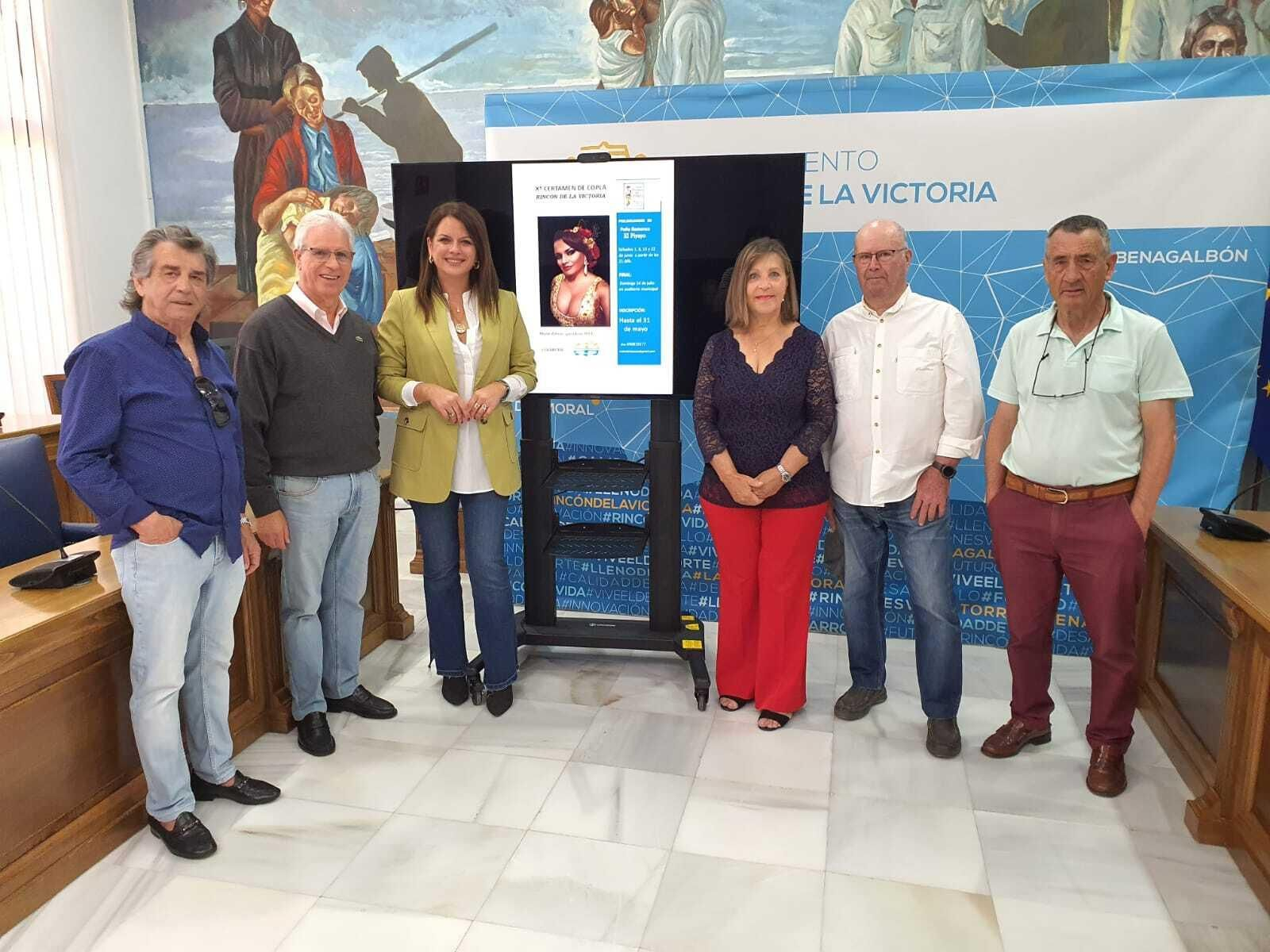 Presentación del X Certamen de Copla en Rincón de la Victoria